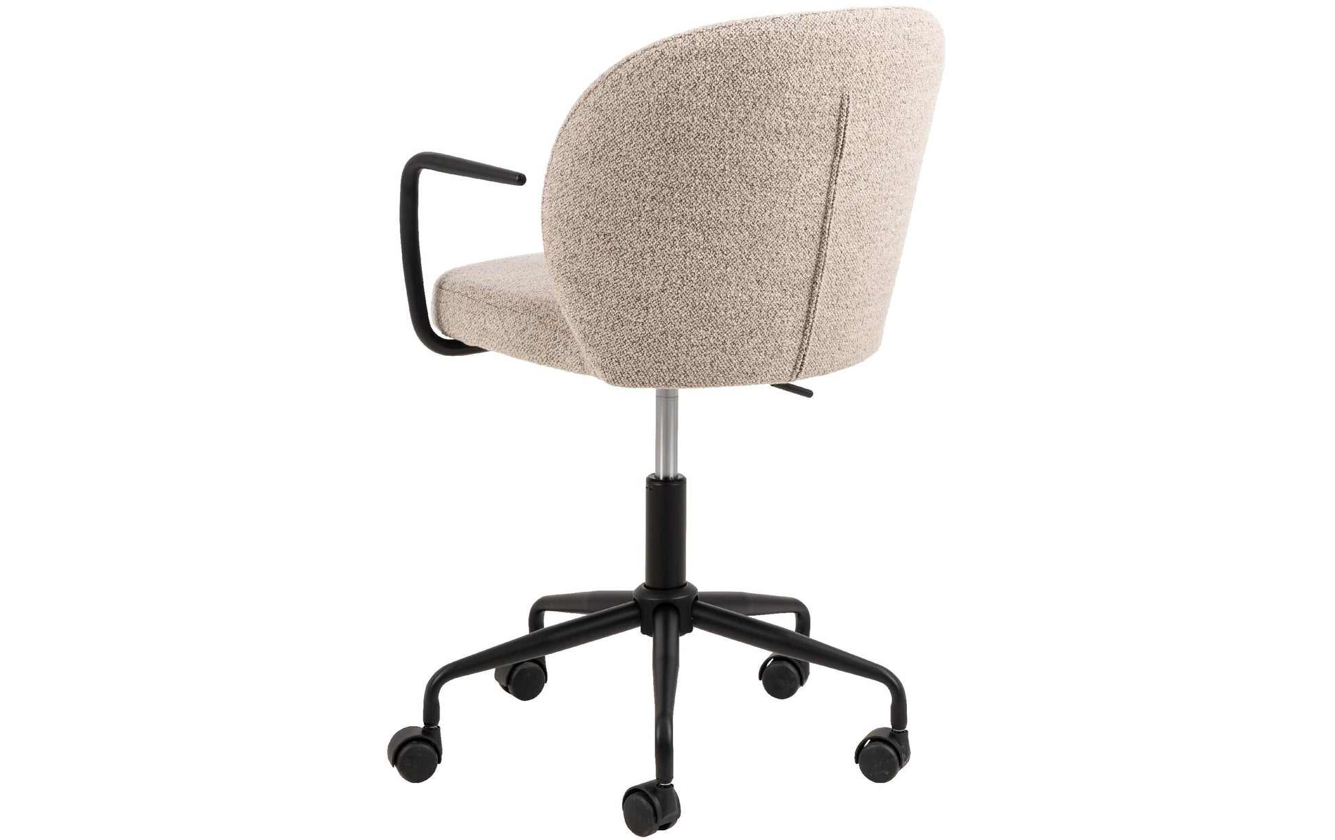 Actona AC Design Bürostuhl Patricia – Stoffbezug, Metallfuss, Beige