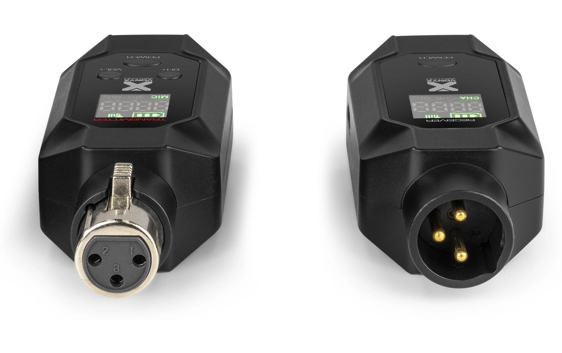 Vonyx WAT200 Drahtlos-Adapter – XLR, Kabellos (863–865 MHz), Akkubetrieb