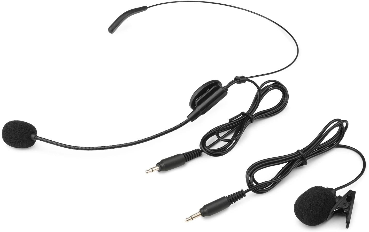 Vonyx WM552B Streaming-/Mikrofon-Kit 2er-Set – 6,3 mm Klinke, Kabellos (UHF 863–865 MHz), Niere, Schwarz