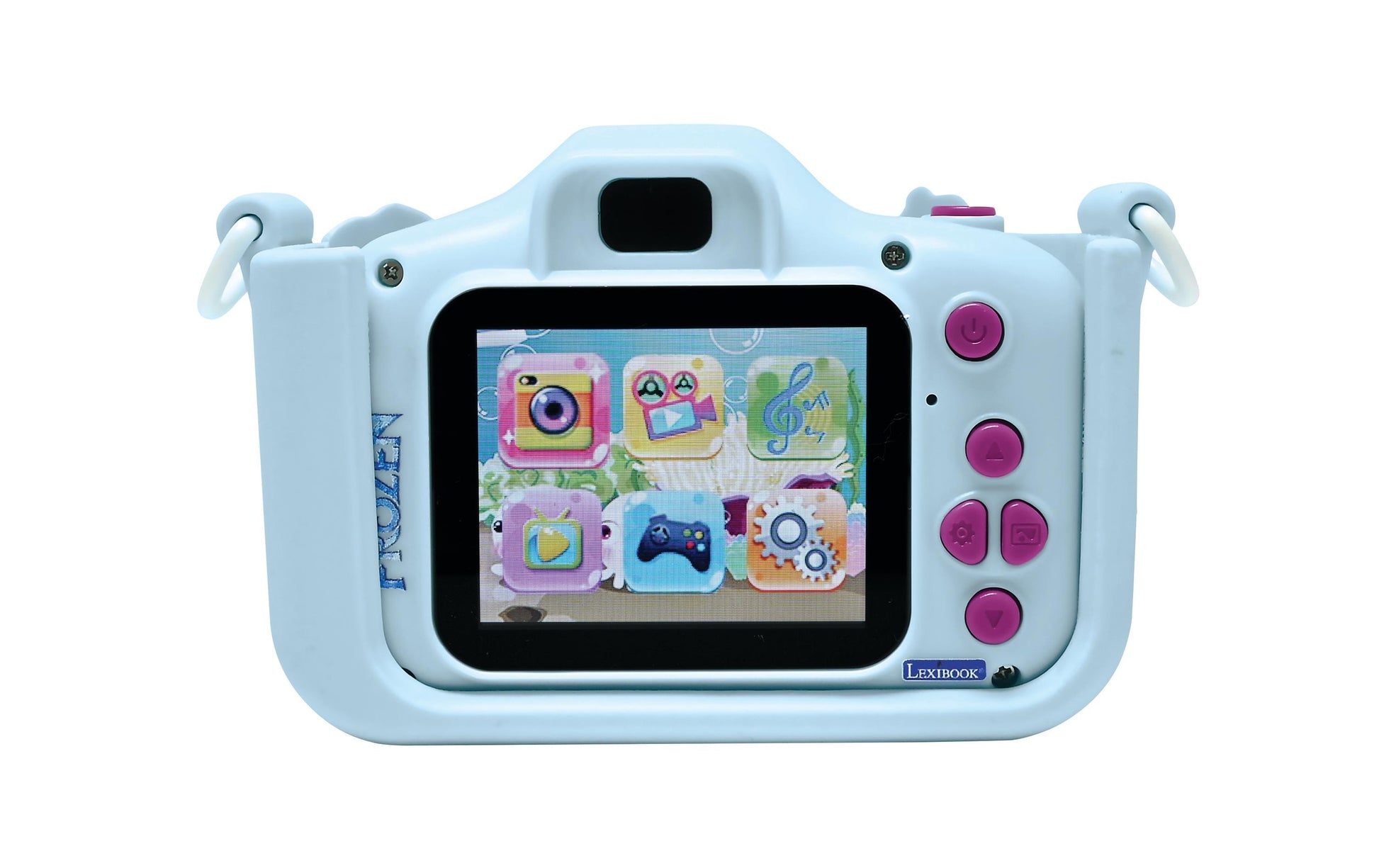 Lexibook Frozen DJ078FZ – Kinderkamera, 5 MP, 1080×960, Blau/Dunkelviolett