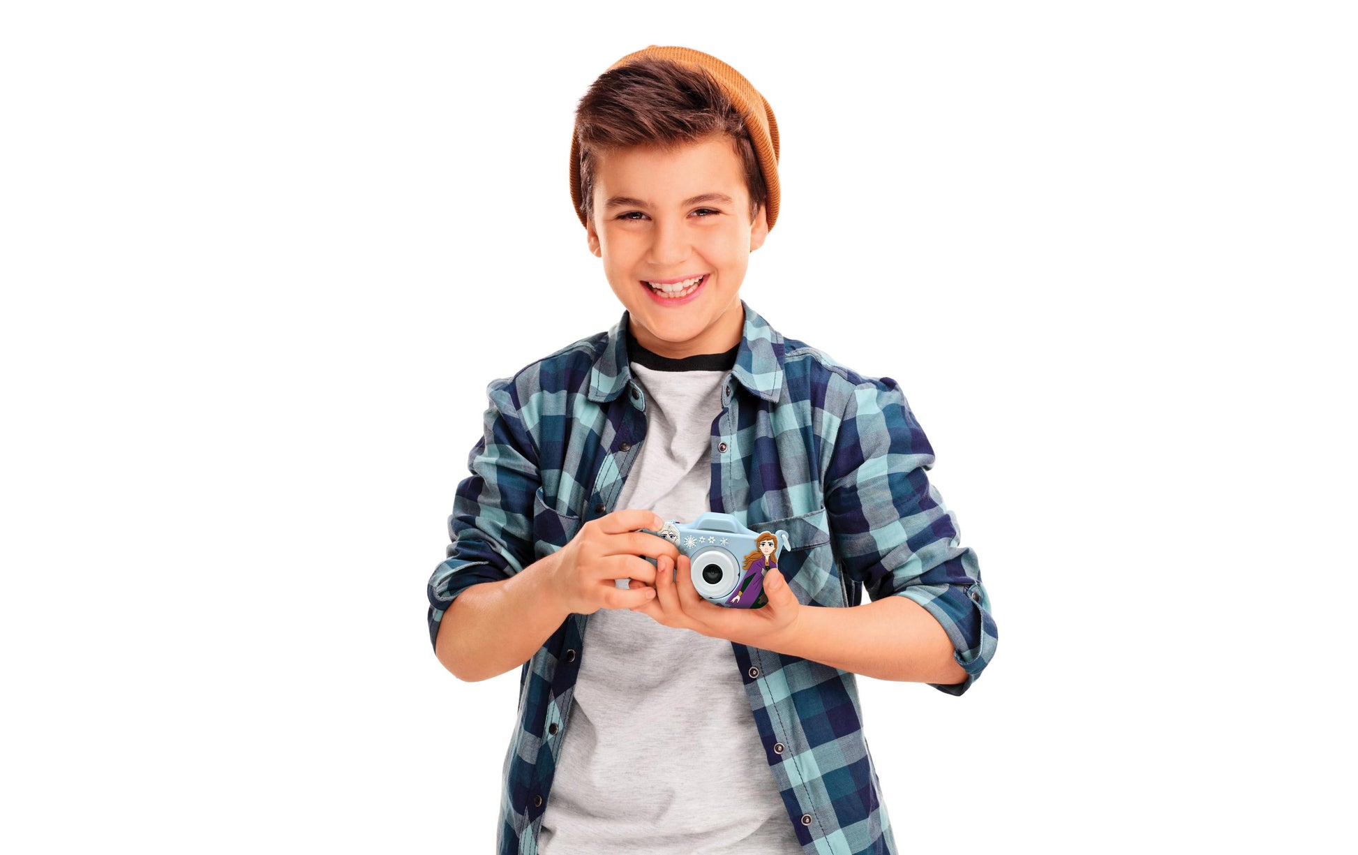 Lexibook Frozen DJ078FZ – Kinderkamera, 5 MP, 1080×960, Blau/Dunkelviolett