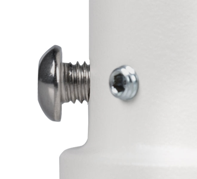 B-Tech System V – Säulenadapter, für Ø38 mm Säulen, Weiss