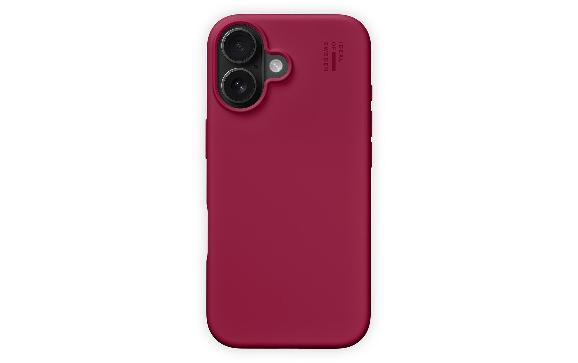 iDeal of Sweden Silikonhülle Rückcover – für Apple iPhone 16 Plus, Cranberry, bis 1,52 m sturzsicher