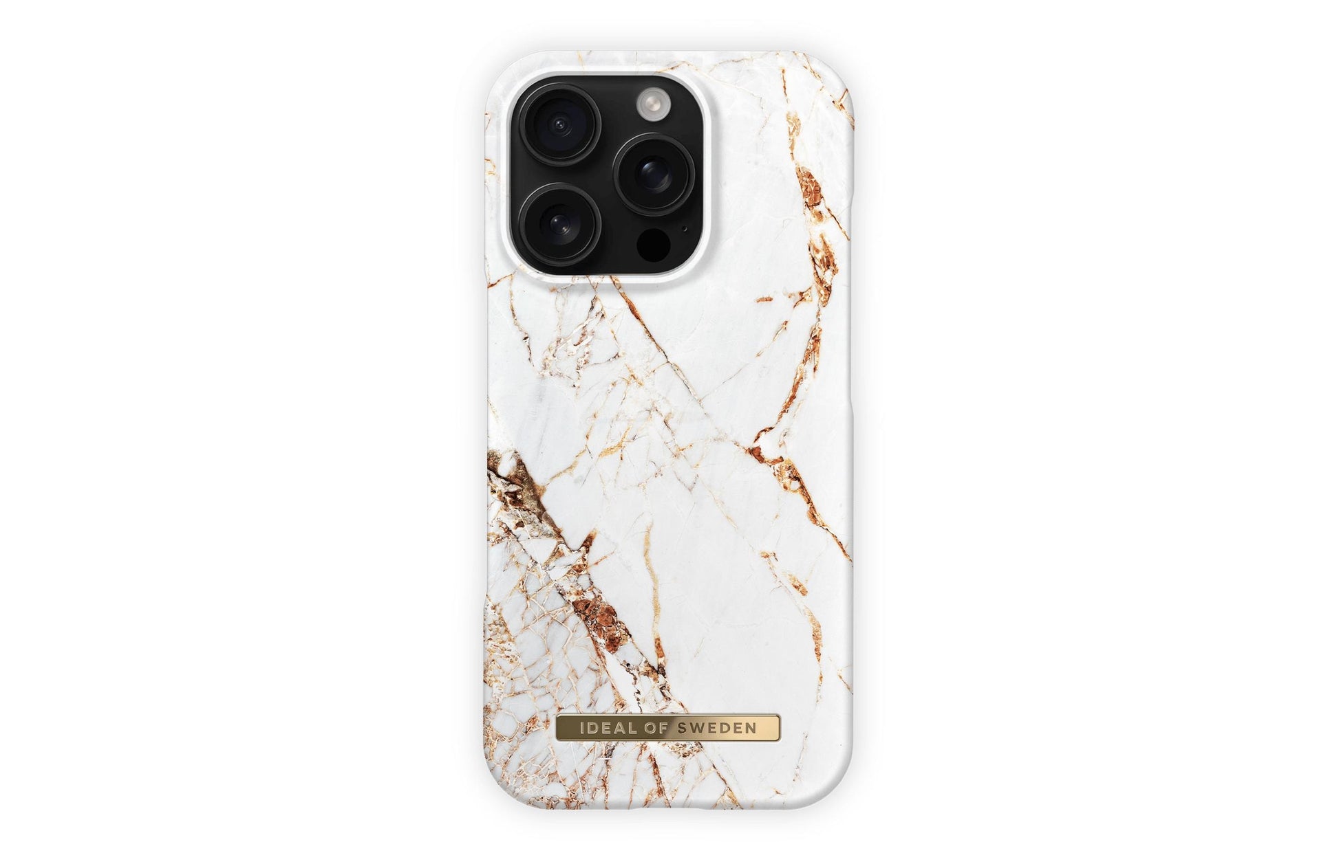 iDeal of Sweden Ideal Cover Backcover – für Apple iPhone 16 Pro Max, MagSafe, PC+Polyester, Carrara Gold