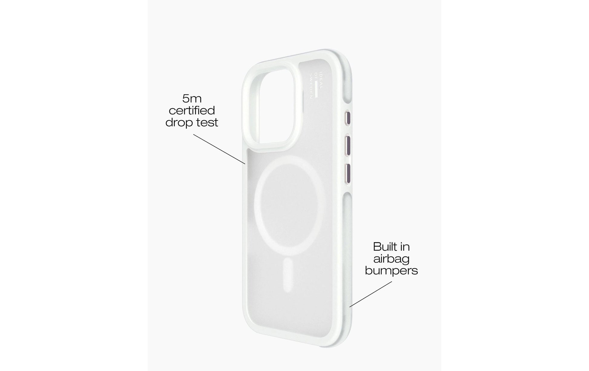 Ideal of Sweden – Backcover – für Apple iPhone 16 Pro – weiss – PC, MagSafe-kompatibel