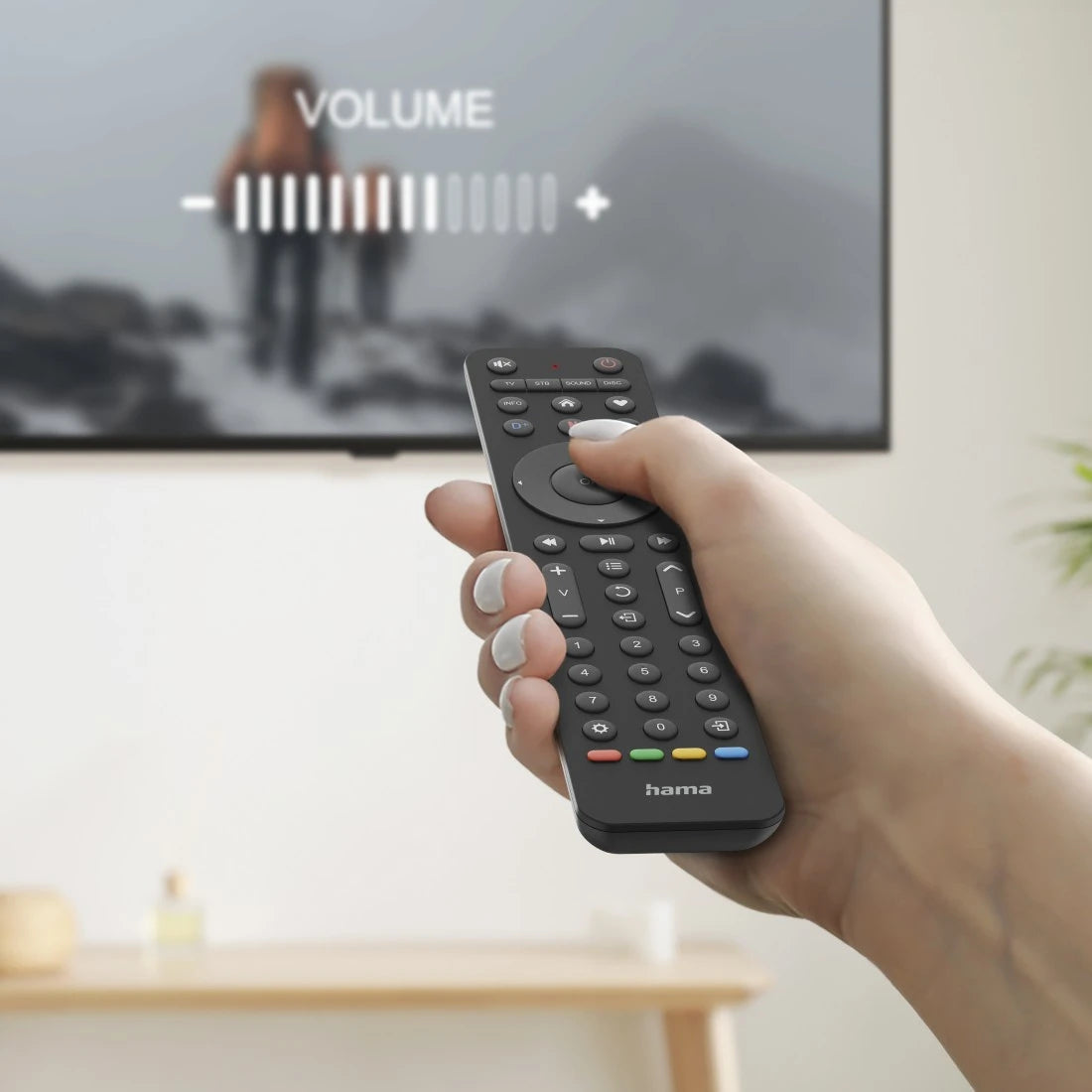Hama TV-Fernbedienung – IR, Schwarz
