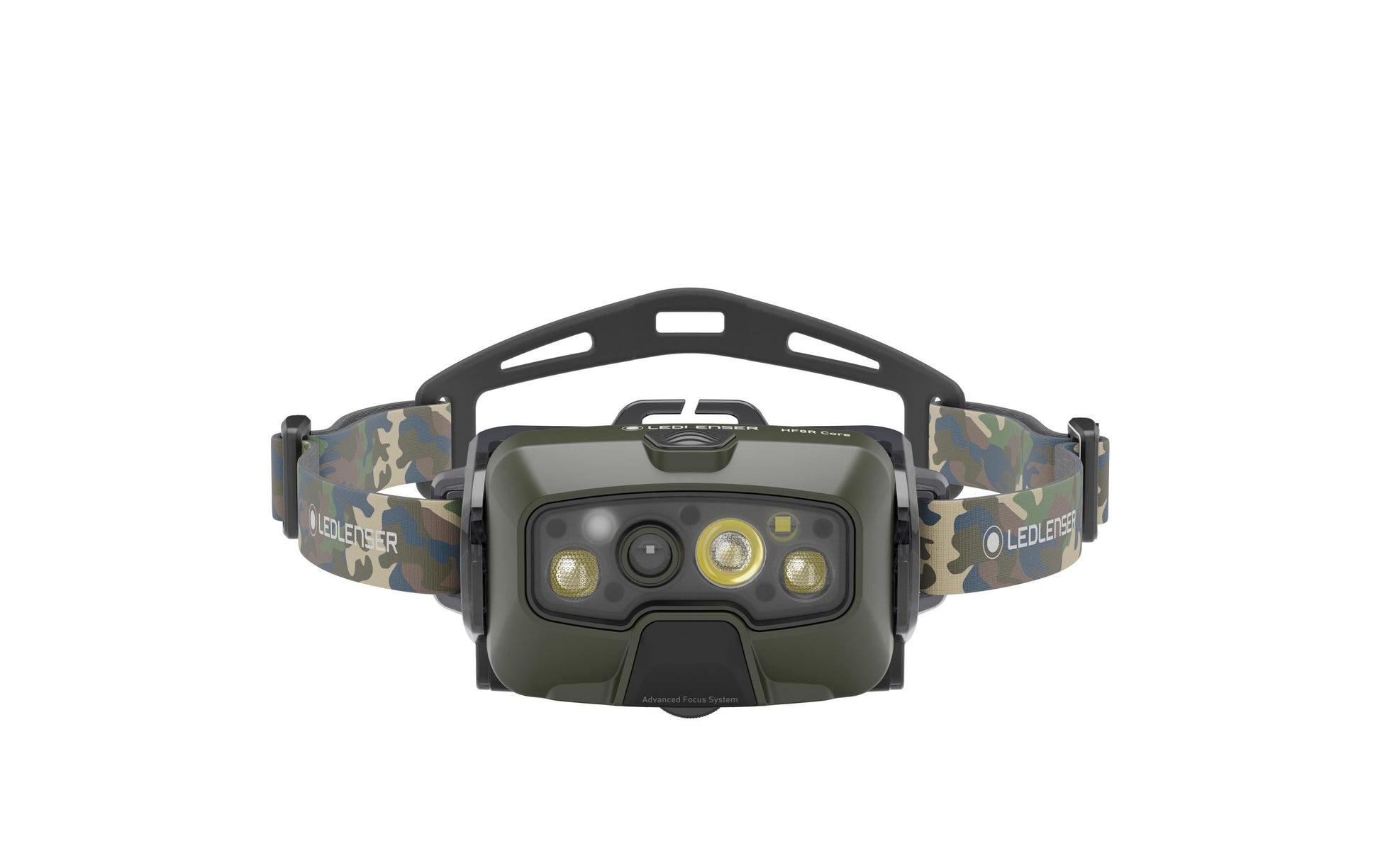 Ledlenser Stirnlampe HF8R Core RGB – 1600 lm, 210 m, IP68, Laufzeit 90 h – Camouflage