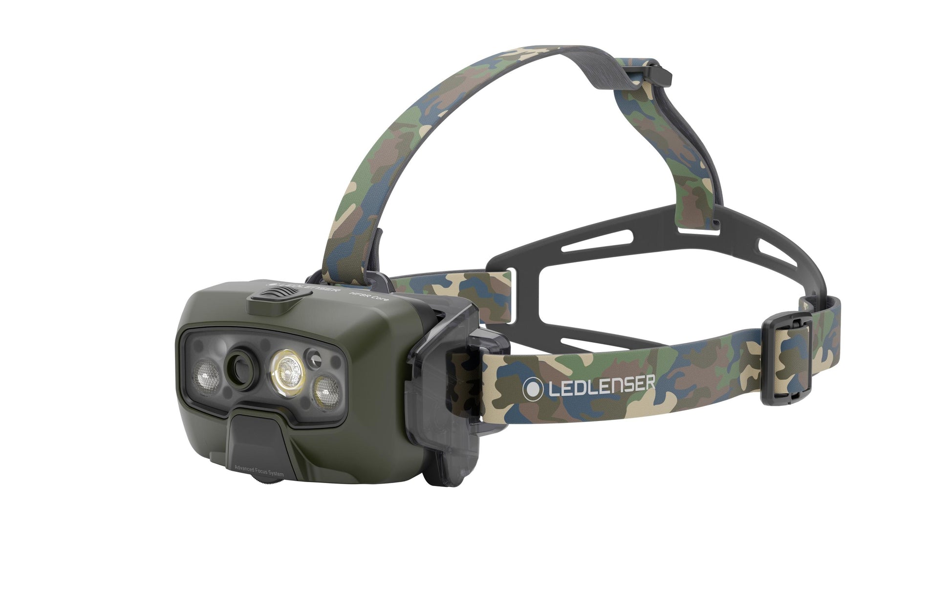 Ledlenser Stirnlampe HF8R Core RGB – 1600 lm, 210 m, IP68, Laufzeit 90 h – Camouflage