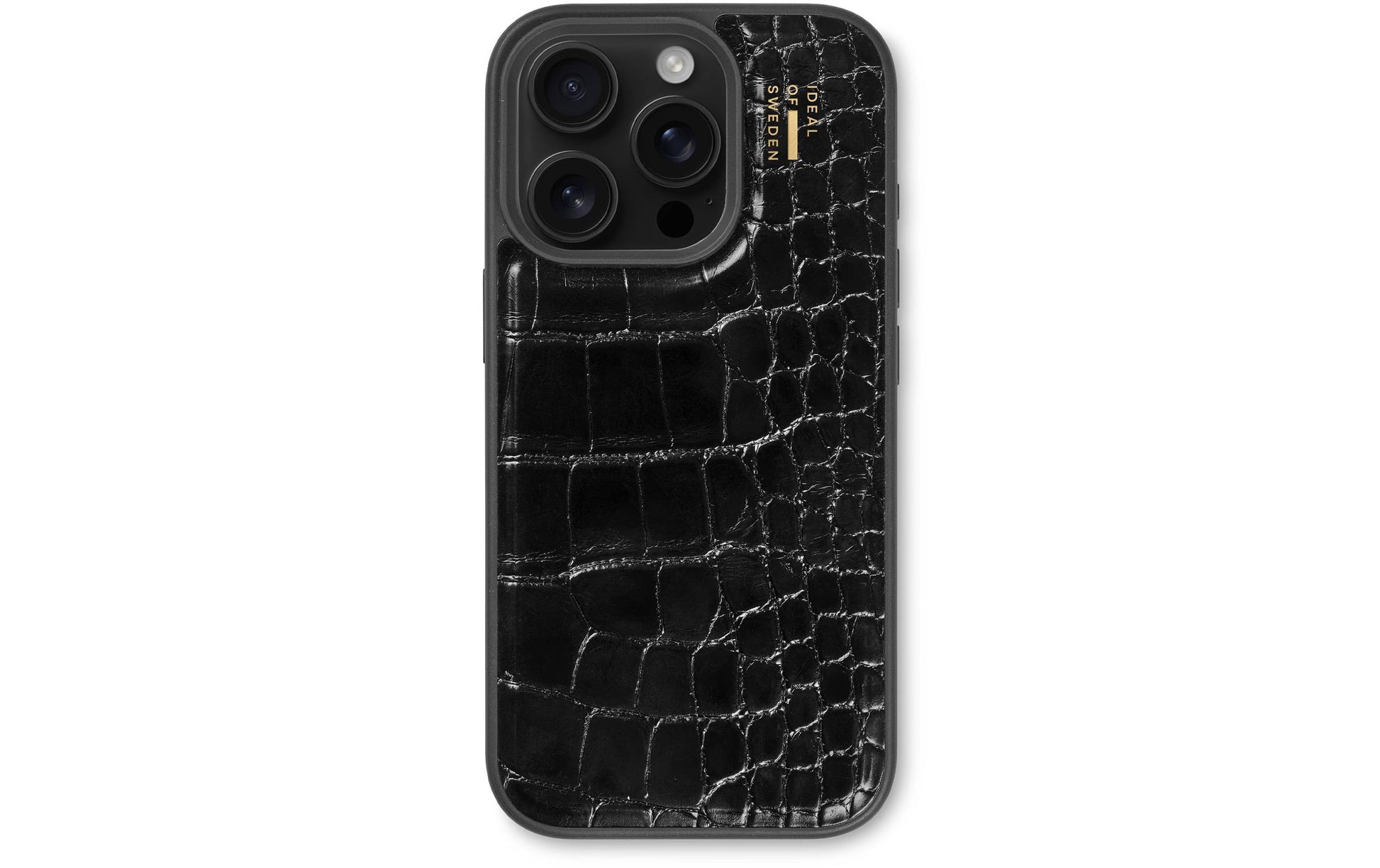 iDeal of Sweden Backcover – für Apple iPhone 16 Pro – schwarz – Kunstleder – MagSafe-kompatibel