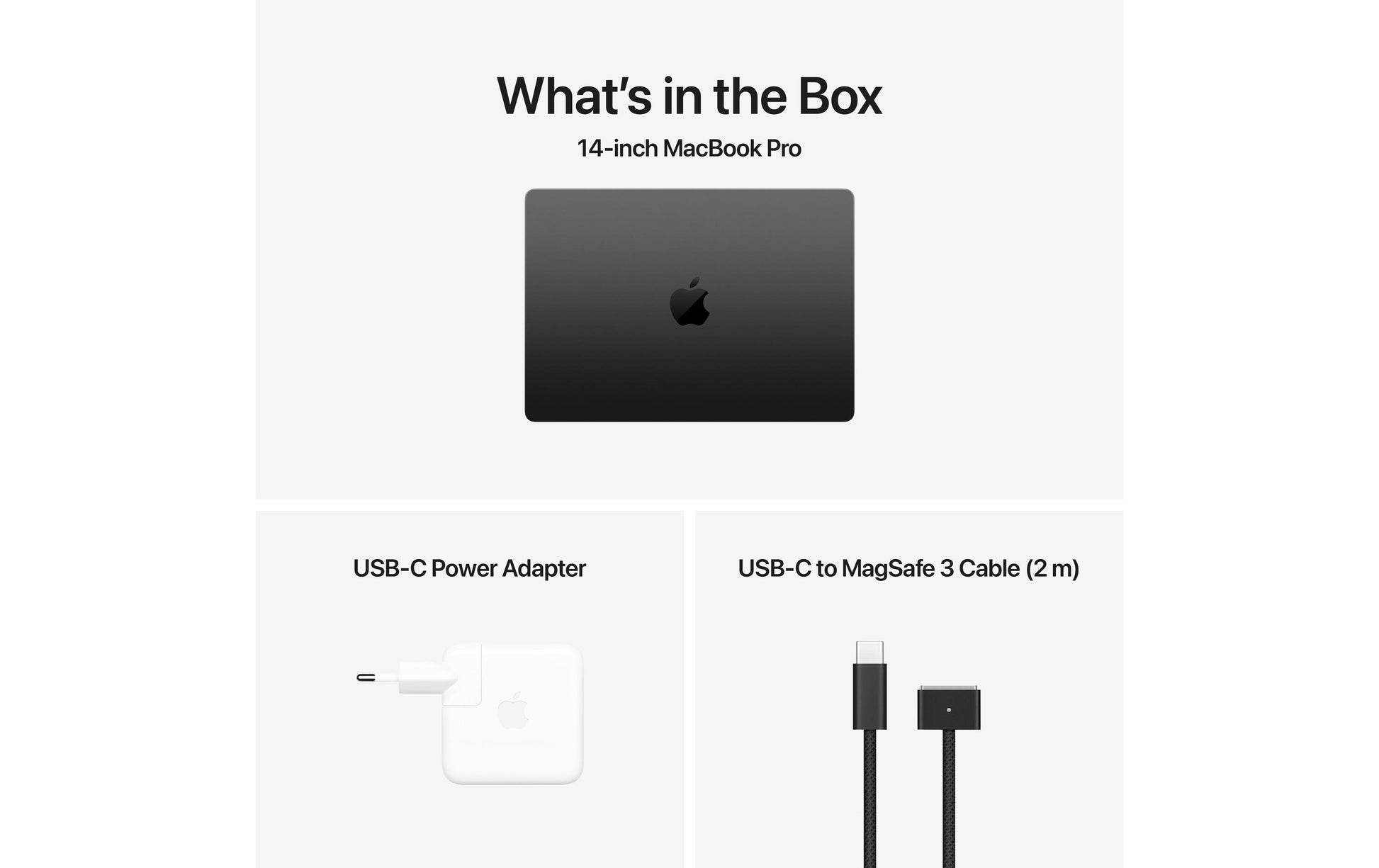 Apple MacBook Pro 14 (M4), 16 GB, 512 GB – Schwarz, macOS Sequoia, QWERTZ (CH)