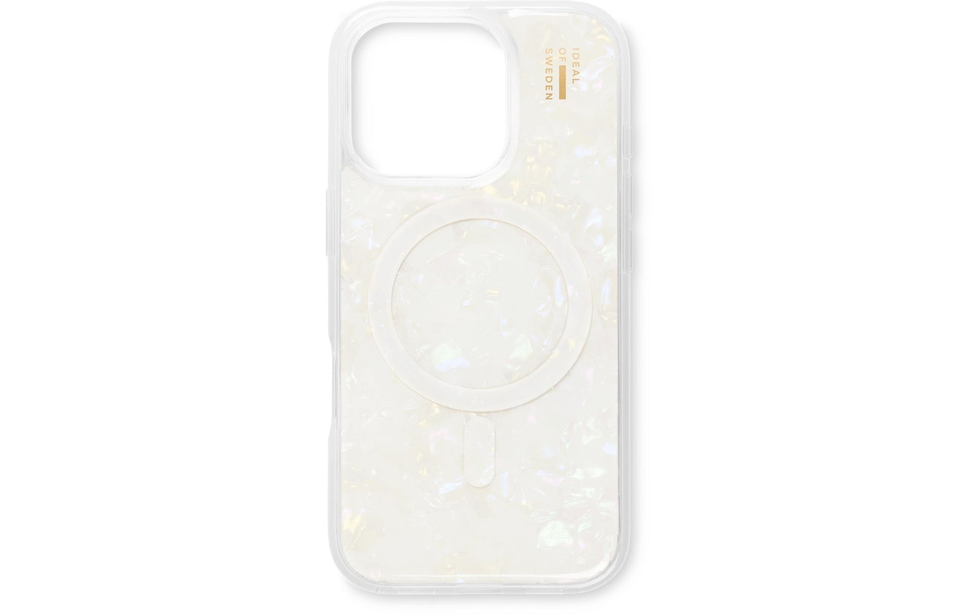 iDeal of Sweden Backcover – für Apple iPhone 16 Pro Max – MagSafe, PC+TPU, Perlmuttweiss, bis 4 m Sturzsicher