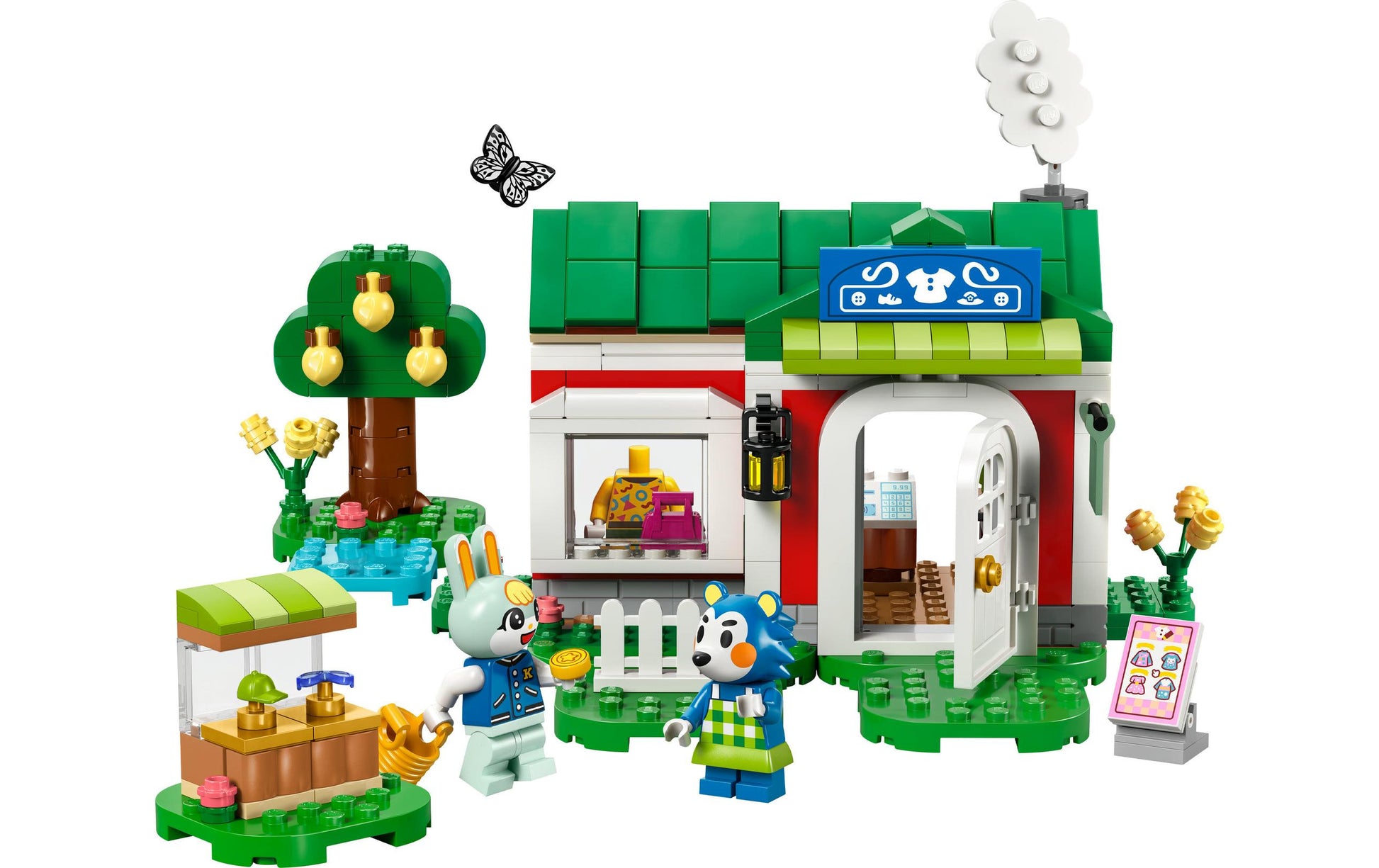 LEGO Das Schneiderei Schneiderschwestern Set – Animal Crossing – 322-teilig – ab 6 J.