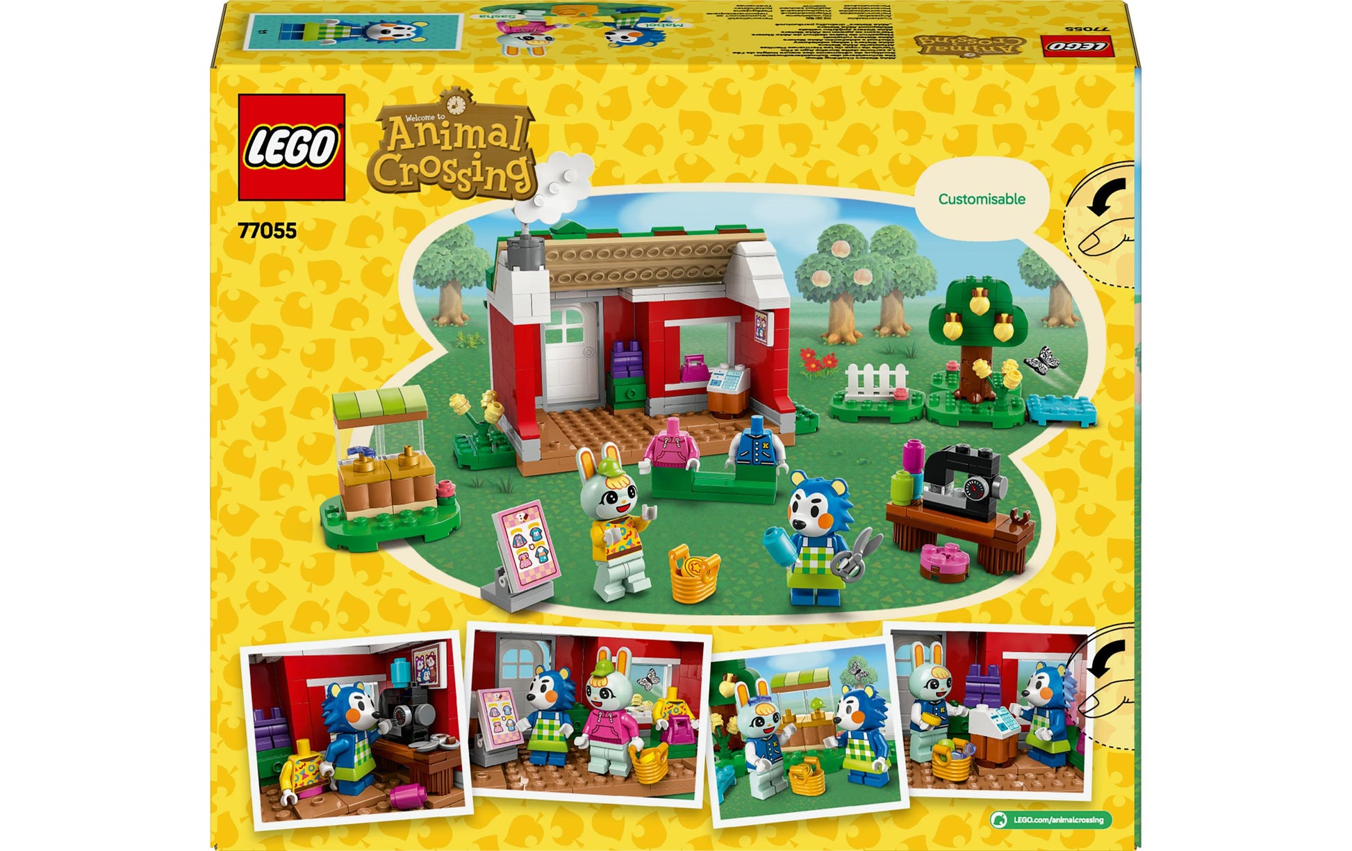 LEGO Das Schneiderei Schneiderschwestern Set – Animal Crossing – 322-teilig – ab 6 J.