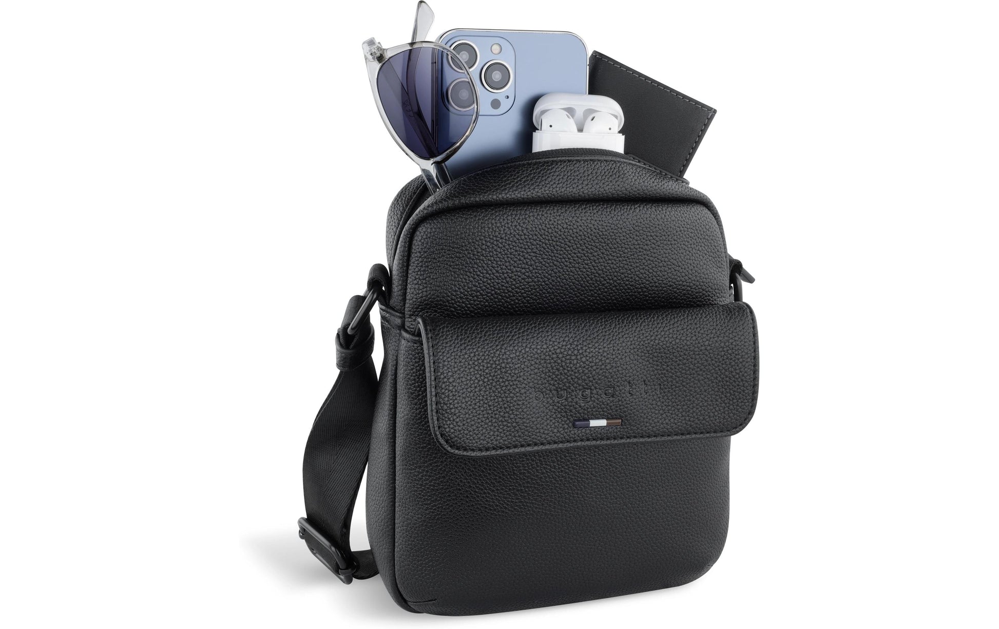 Bugatti cases Bugatti RICO Umhängetasche – PU, schwarz