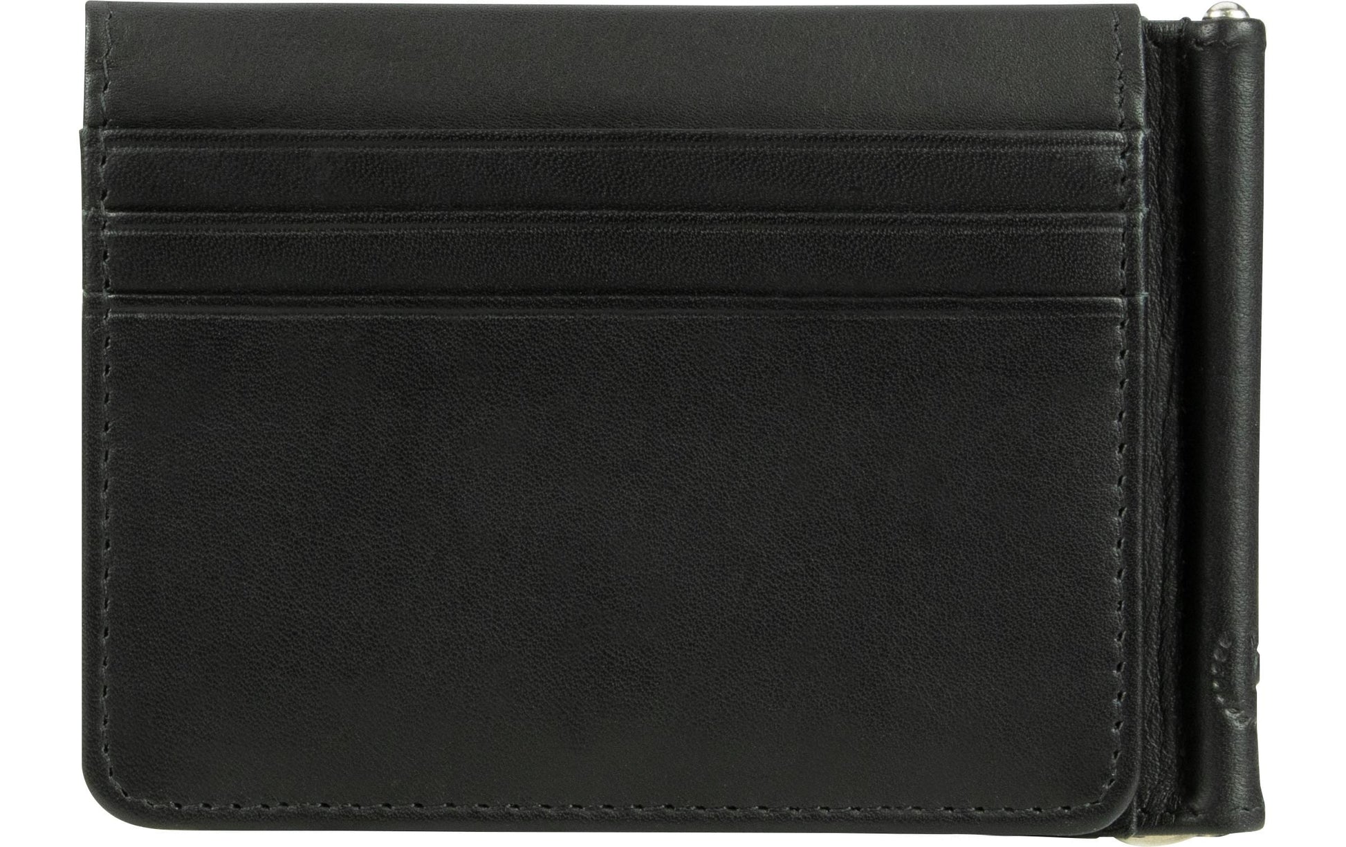 Bugatti cases Bugatti – Primo Clipbörse – mit Münzfach, Clipverschluss – 110×80×10 mm – Leder – Schwarz