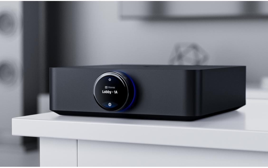 Ubiquiti 135357 – Stereo-Vollverstärker, 2×130 W (8 Ω), RCA, Bananenstecker, schwarz