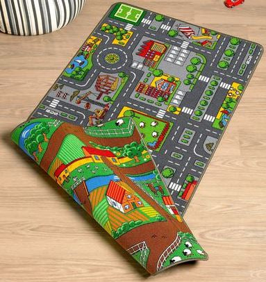 Vedes Wendeteppich zum Spielen – 100 × 190 cm – Polyamid – Mehrfarbig – ab 2 Jahren
