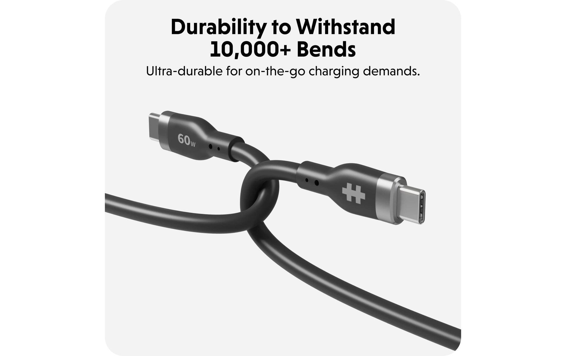 Hyper – USB-Kabel, USB-C zu USB-C, 1,5 m, USB 2.0, Ladekabel
