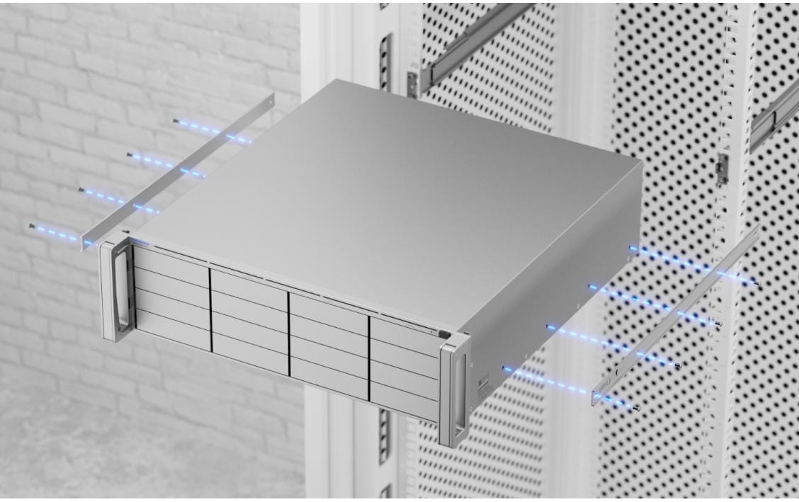 Ubiquiti UniFi ENVR Netzwerkrecorder – 210 Kanäle, 16 Laufwerkschächte, RAID 5