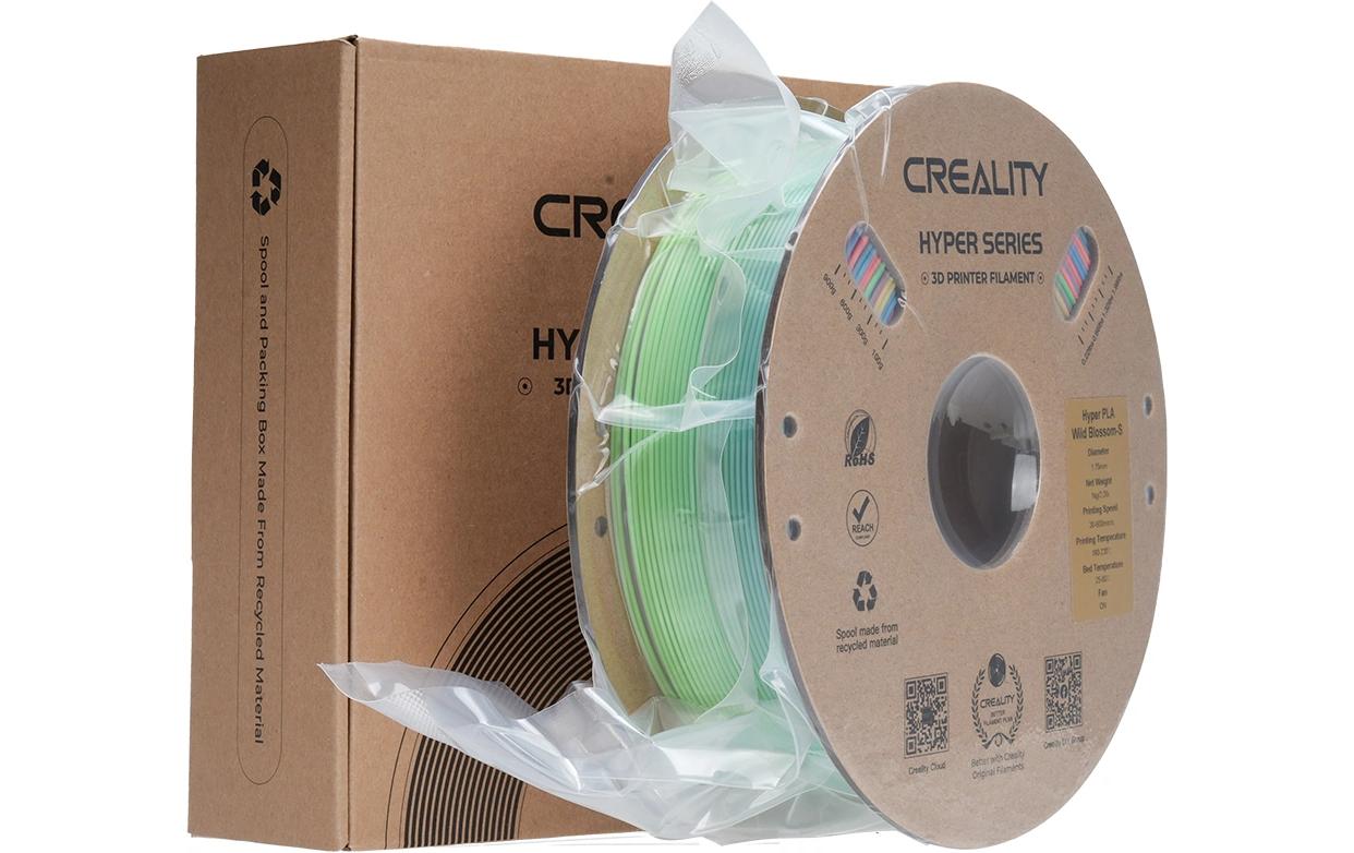 Creality 3D-Drucker-Filament Hyper PLA 1,75 mm Regenbogen, 1 kg