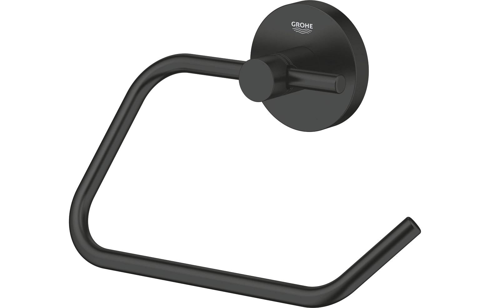 GROHE Toilettenpapierhalter – Metall matt, schwarz, zum Bohren