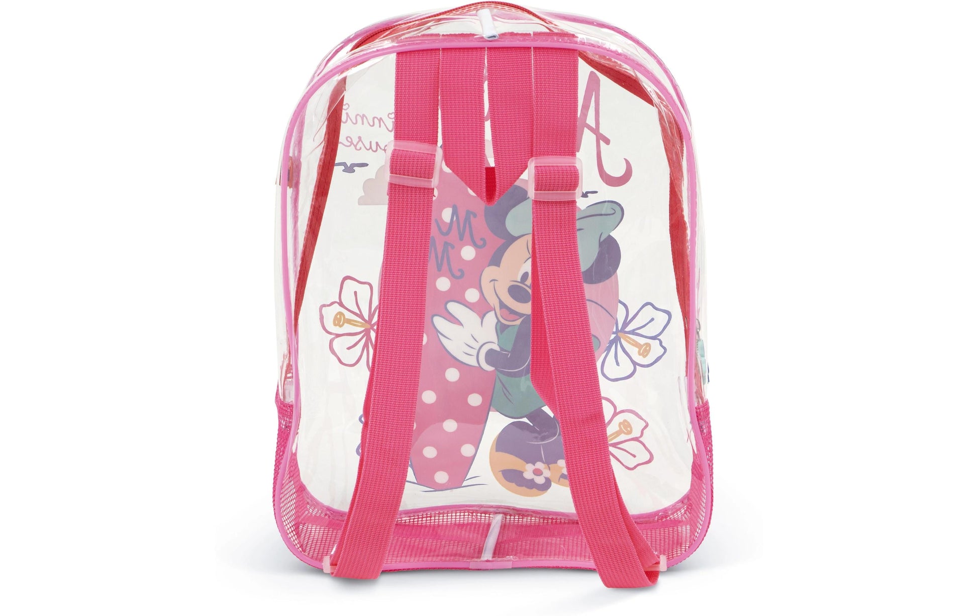 Arditex Kindergartenrucksack WD17116 – 1,7 l, Polyester/PVC – Transparent, Minnie Mouse, 310 × 230 × 250 mm