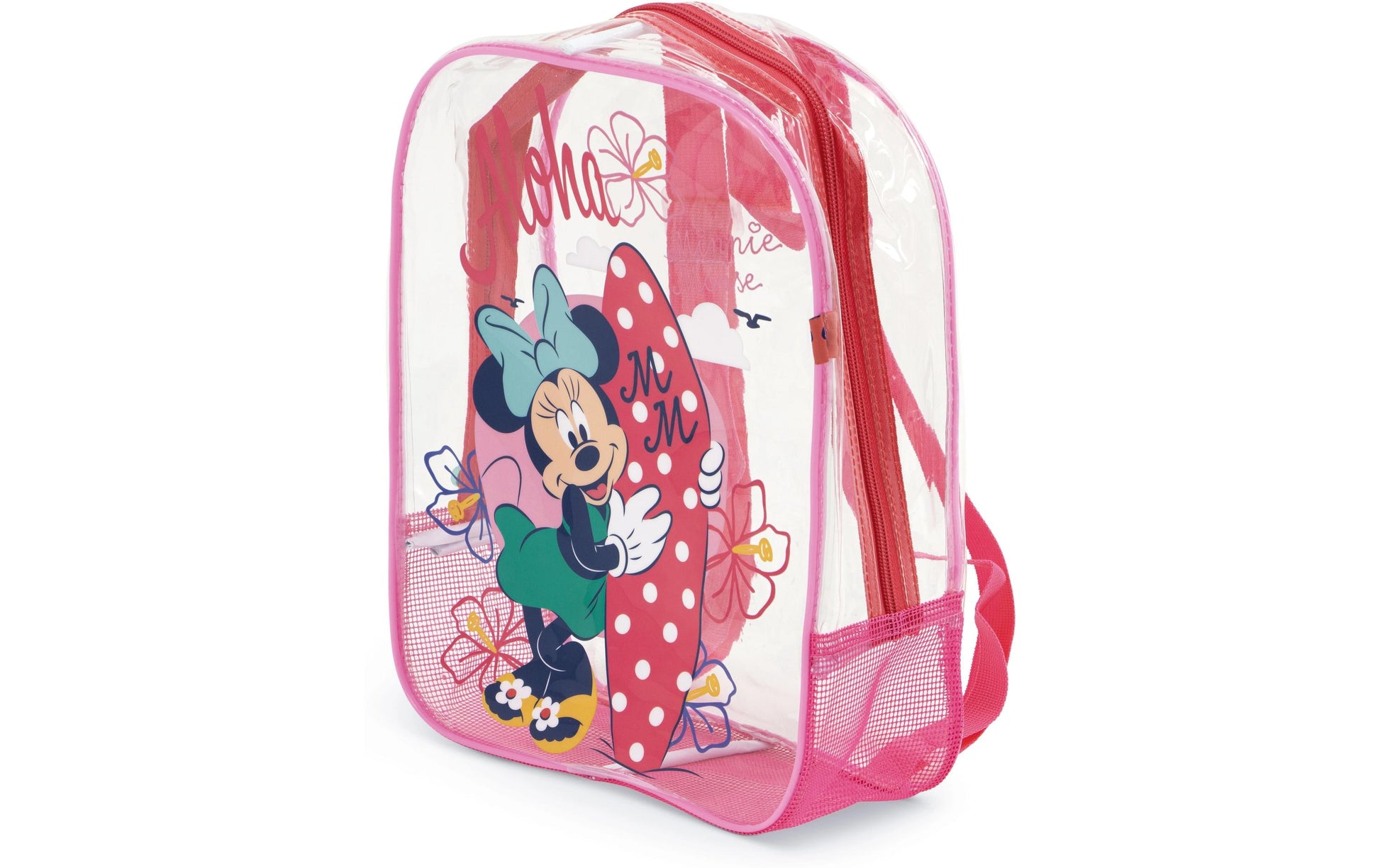 Arditex Kindergartenrucksack WD17116 – 1,7 l, Polyester/PVC – Transparent, Minnie Mouse, 310 × 230 × 250 mm
