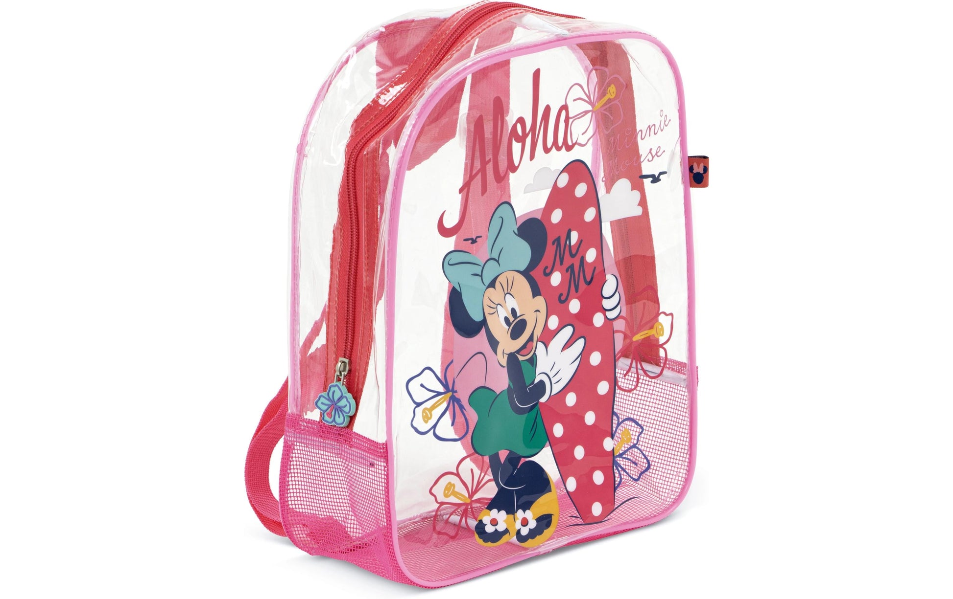 Arditex Kindergartenrucksack WD17116 – 1,7 l, Polyester/PVC – Transparent, Minnie Mouse, 310 × 230 × 250 mm