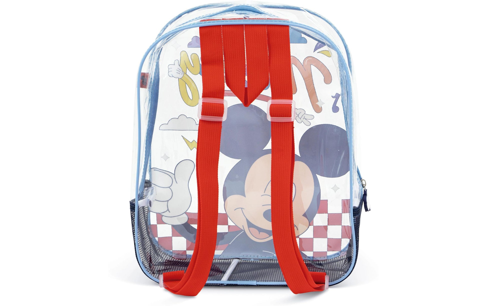 Arditex Kindergartenrucksack WD17120 – 1,7 l, Polyester/PVC – Transparent, Mickey Mouse, 310 × 230 × 250 mm