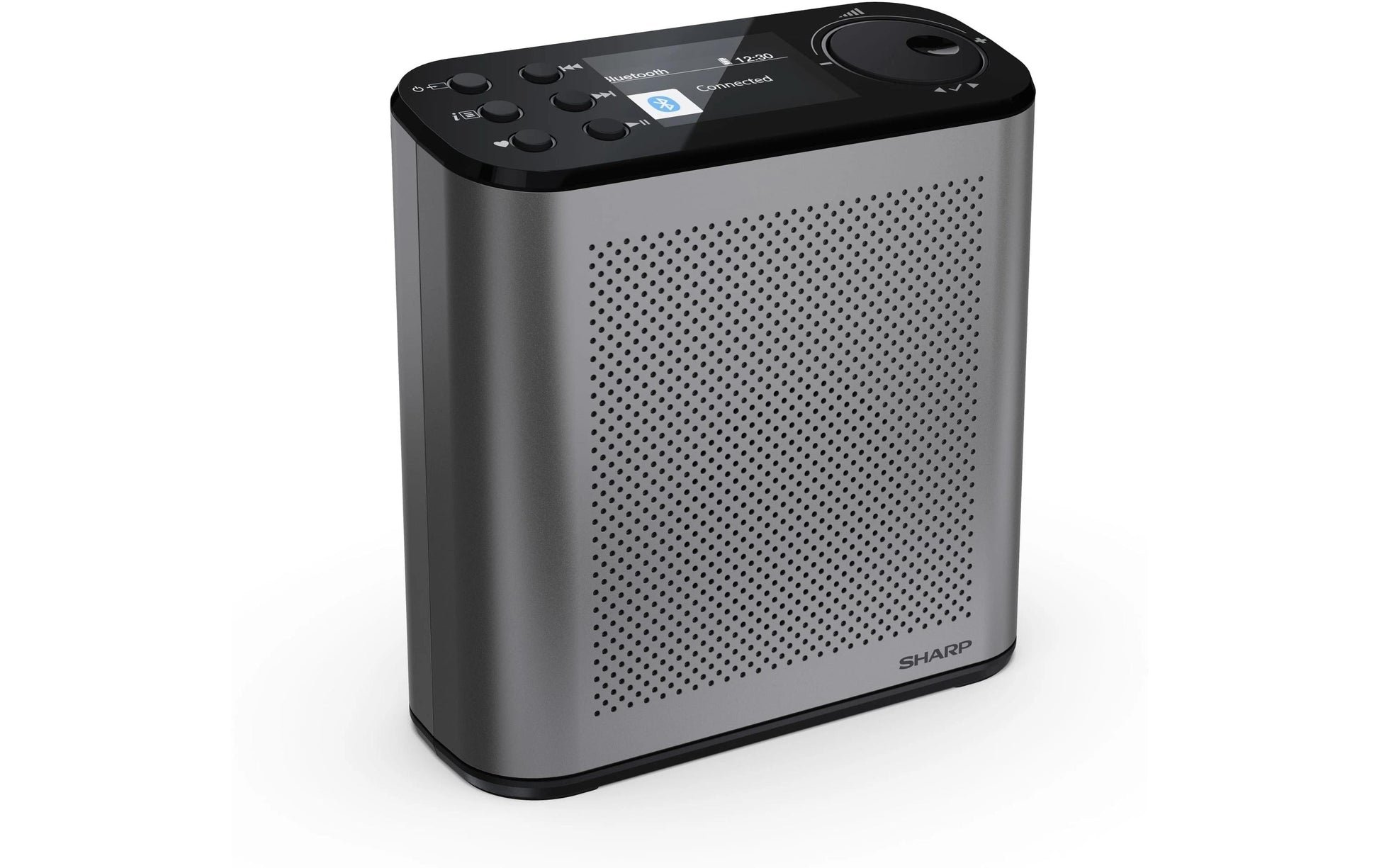 Sharp DR-P530 GR – DAB-/Internetradio – Portabel – DAB+, Bluetooth – Grau