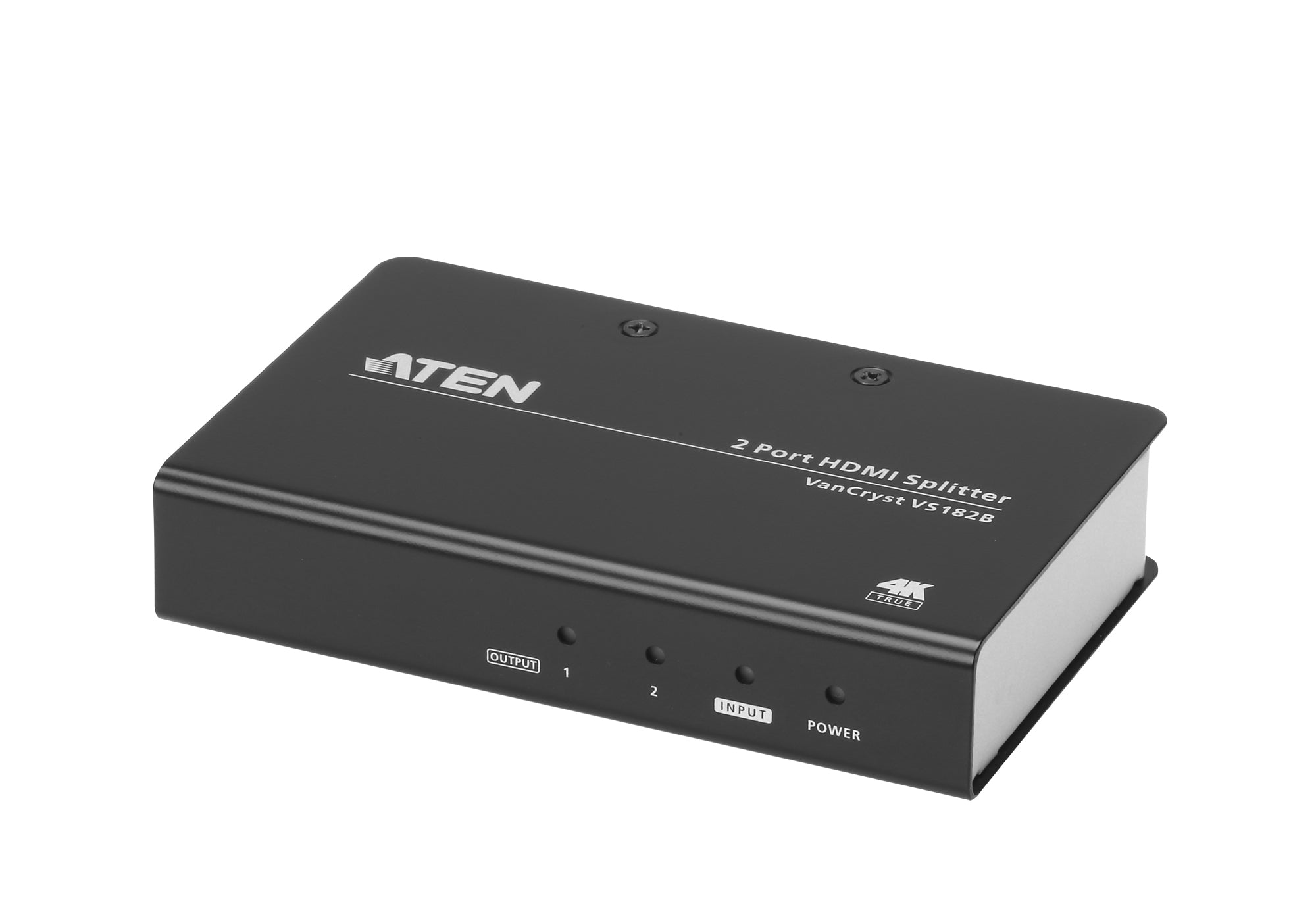 ATEN VS182B – HDMI-Splitter – 2x HDMI, 4096×2160 – für HDMI-Geräte – Silber/Schwarz