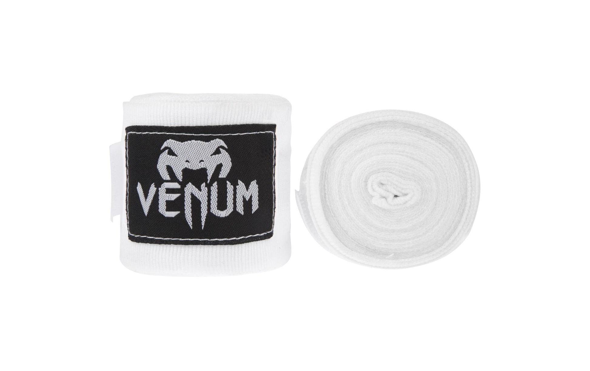 Venum Elastische Boxbandagen – 4 m – Weiss, Baumwolle