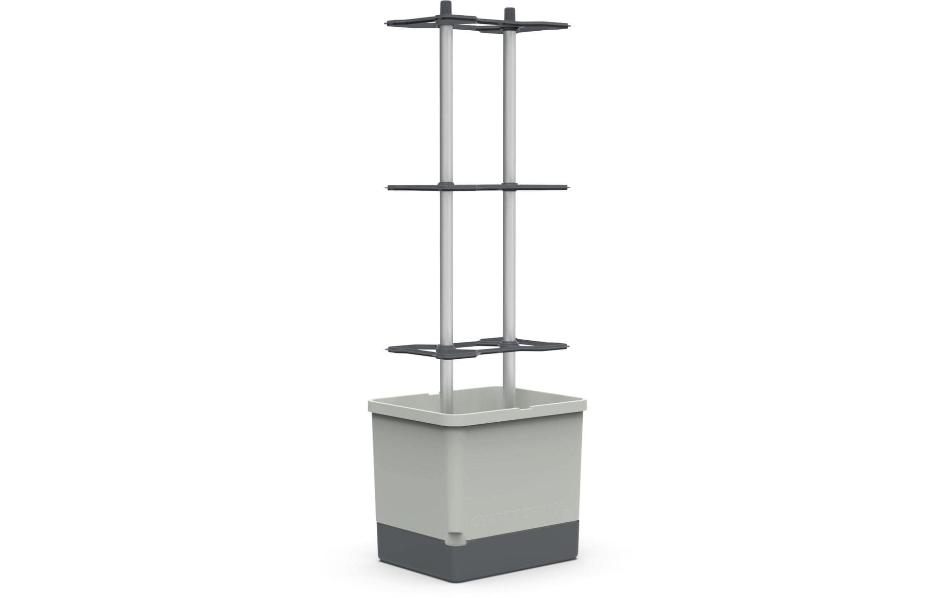 Gusta Garden Topfpflanzer – 20000 ml – Kunststoff, Grau, Rechteckig