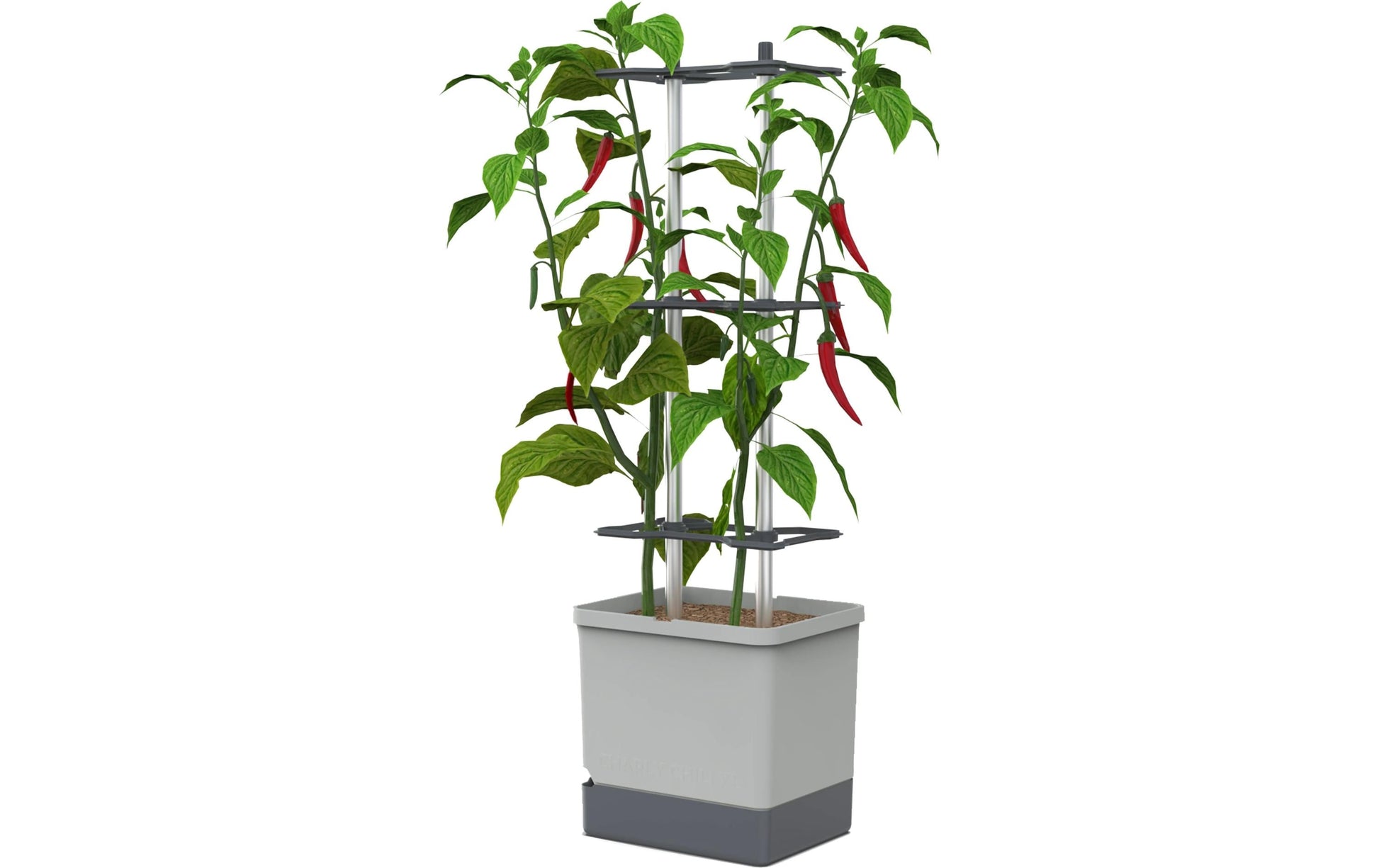 Gusta Garden Topfpflanzer – 20000 ml – Kunststoff, Grau, Rechteckig
