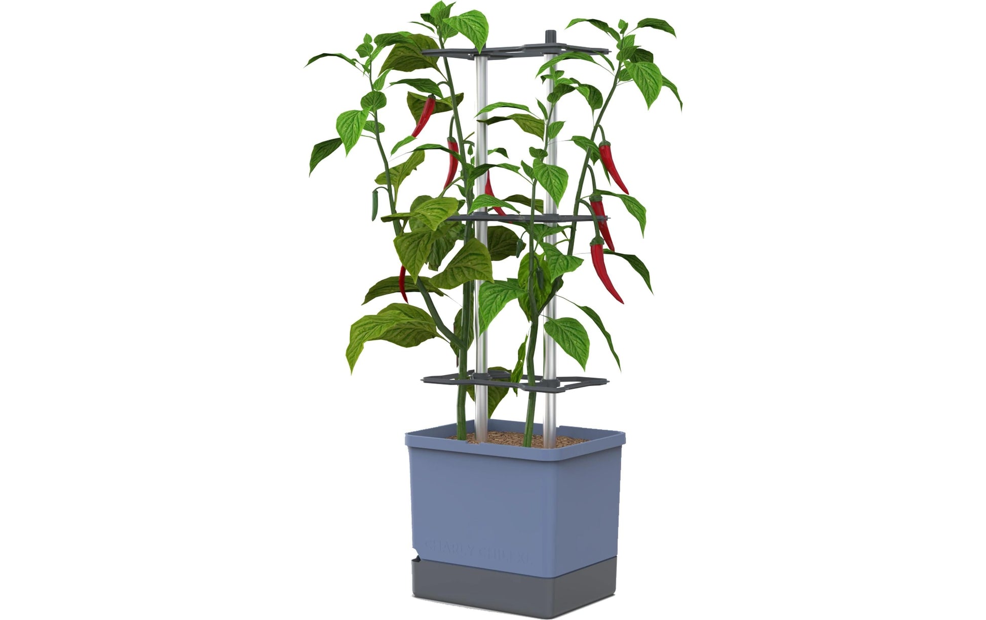Gusta Garden Topfpflanzer – 20000 ml, automatische Bewässerung – Kunststoff, Dunkelblau