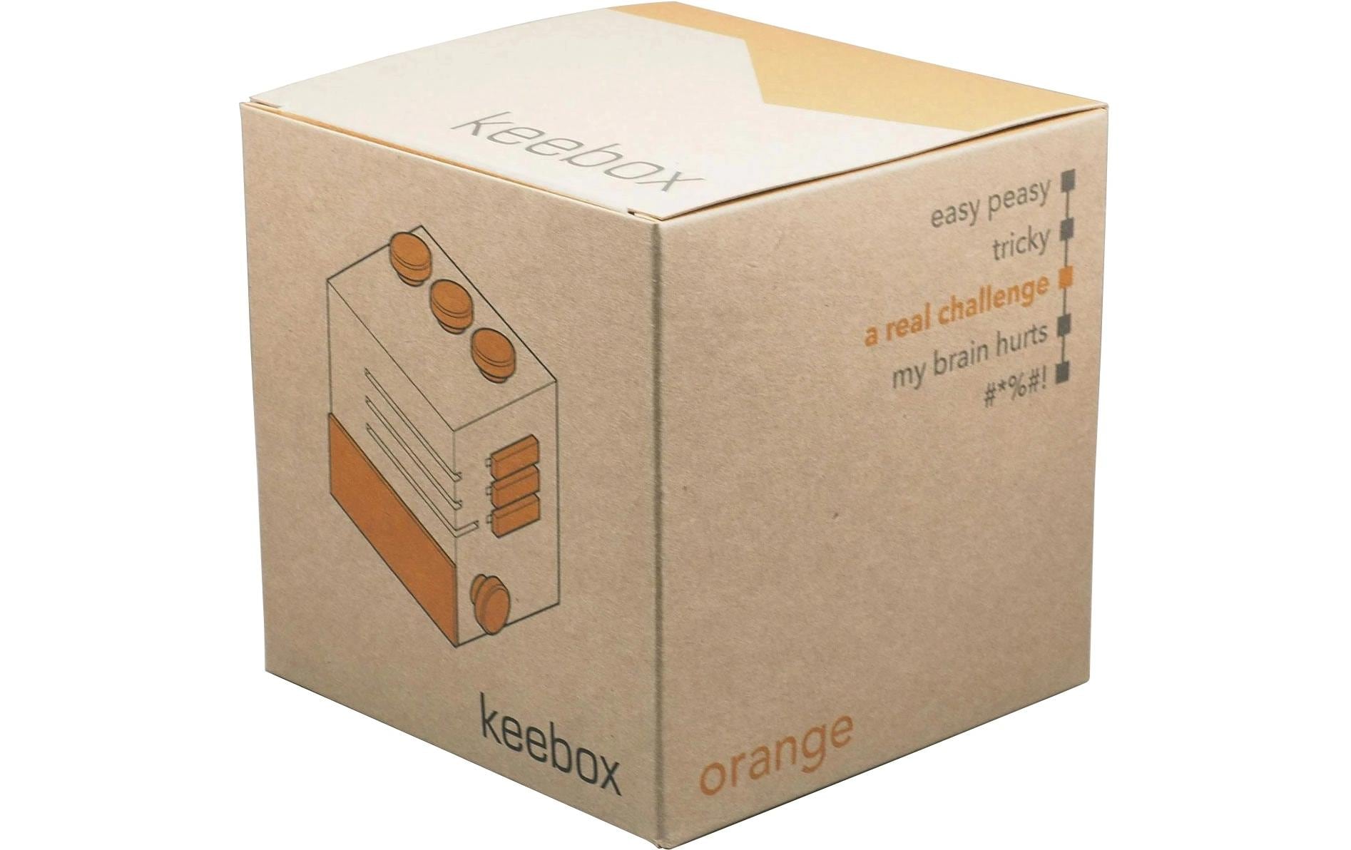 KEEBOX Orange – Knobelbox, 1 Spieler, ab 14 Jahren, 30 Min., DE