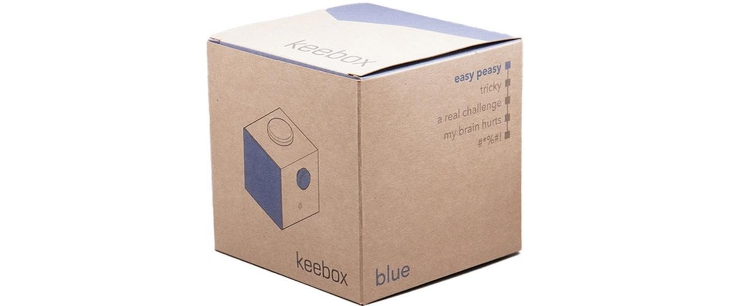 KEEBOX blue – Knobelbox, 1 Spieler, ab 14 Jahren, 10 Min., DE