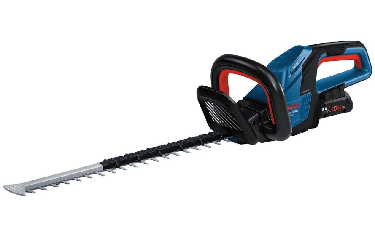 Bosch Professionelle GHE 18V-50 Akku-Heckenschere – 18 V – Schwertlänge 360 mm – Solo – AMPShare
