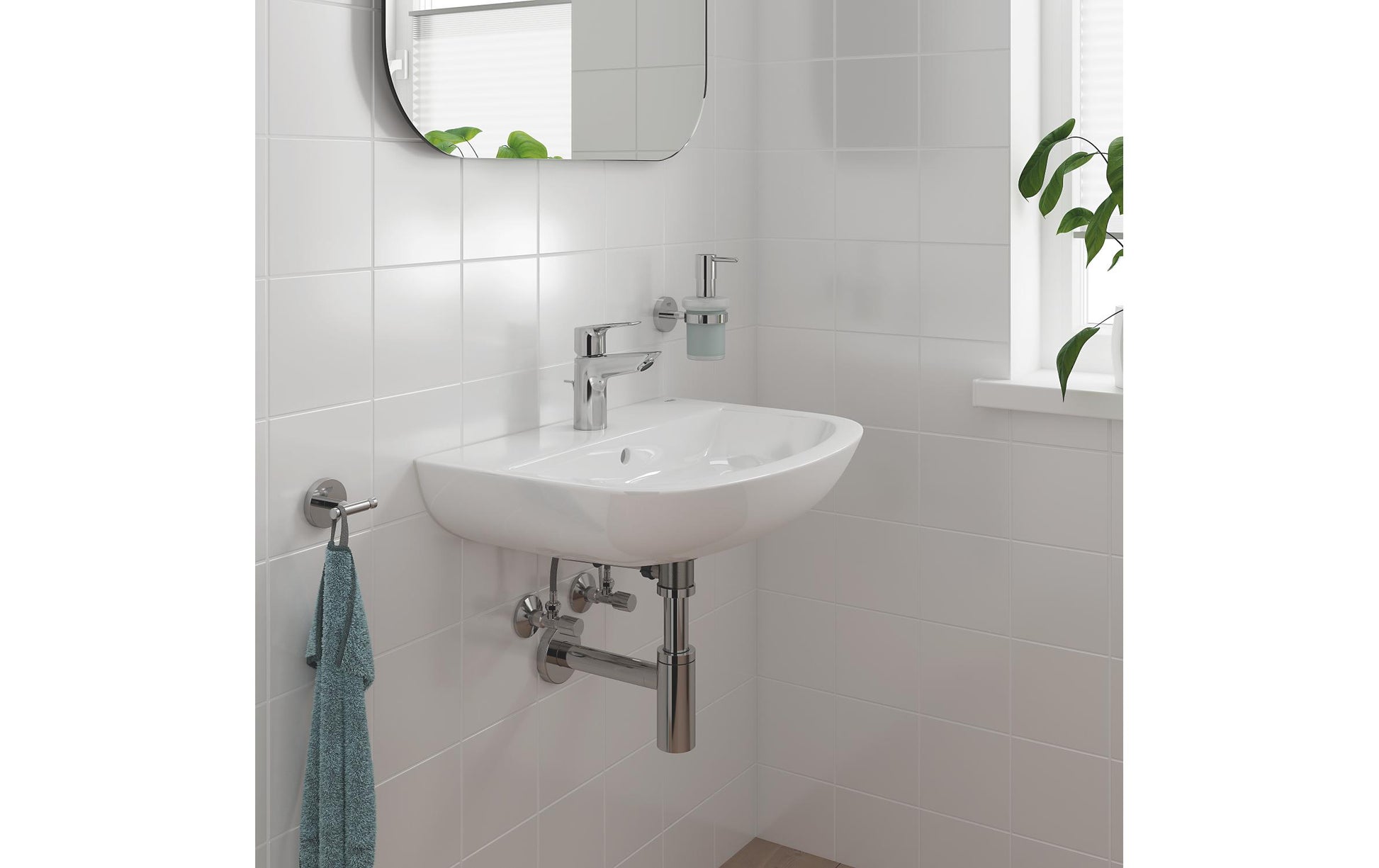 GROHE Handtuchhalter Start – 60 cm, Metall, Chrom, zum Schrauben
