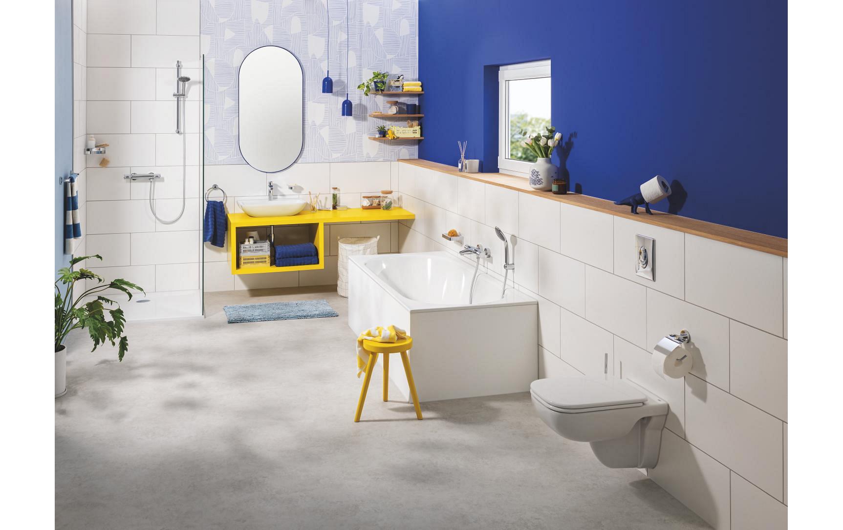 GROHE Toilettenpapierhalter – chrom, zum Bohren, mit Deckel