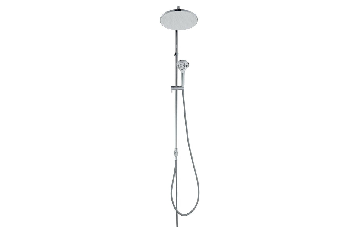 Diaqua Duschsystem Fano – 113 cm Schlauchlänge, Messing, Chrom, Ohne Mischer