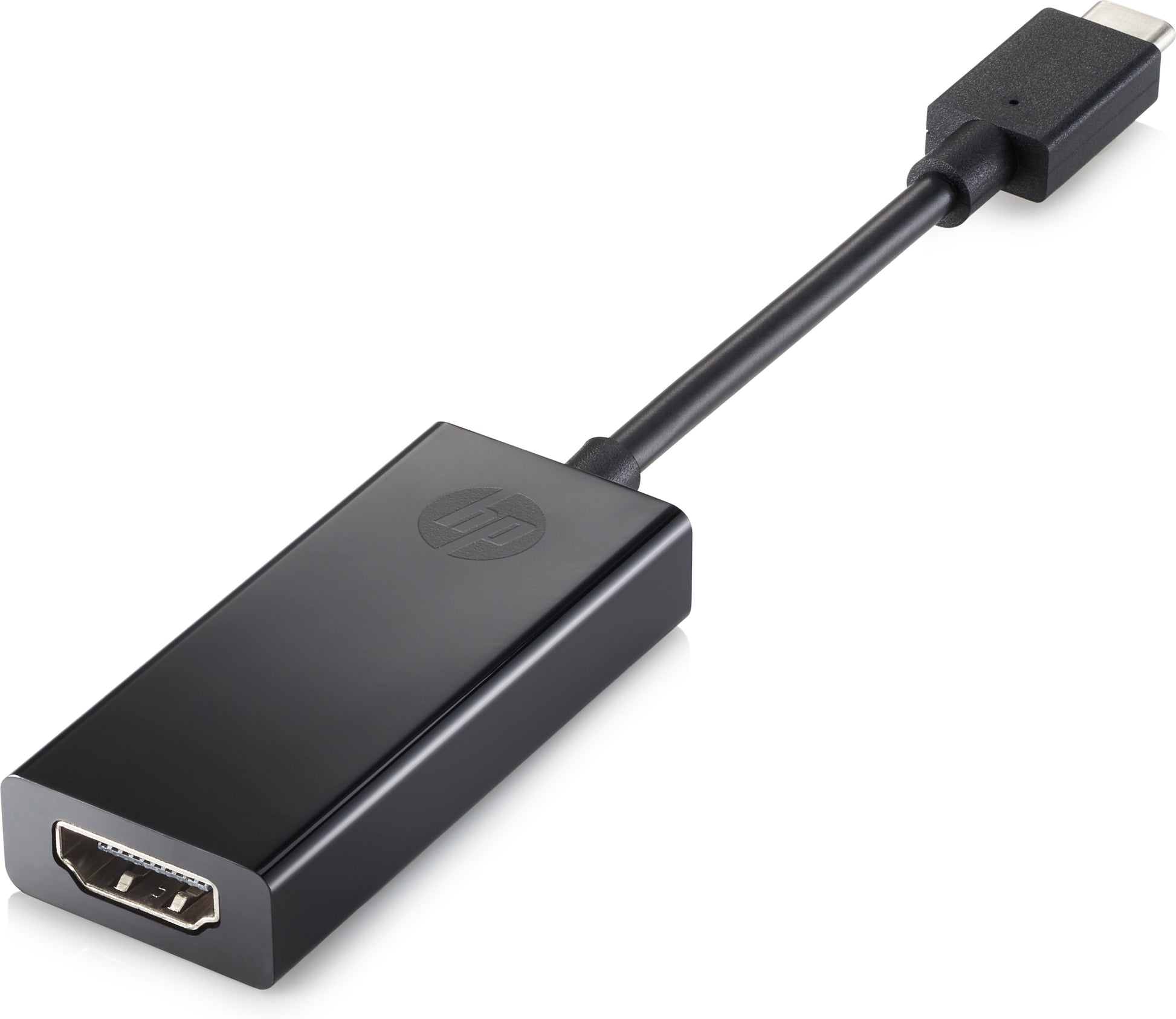 HP 2PC54AA USB-C-zu-HDMI-Adapter – HDMI 2.0, Schwarz