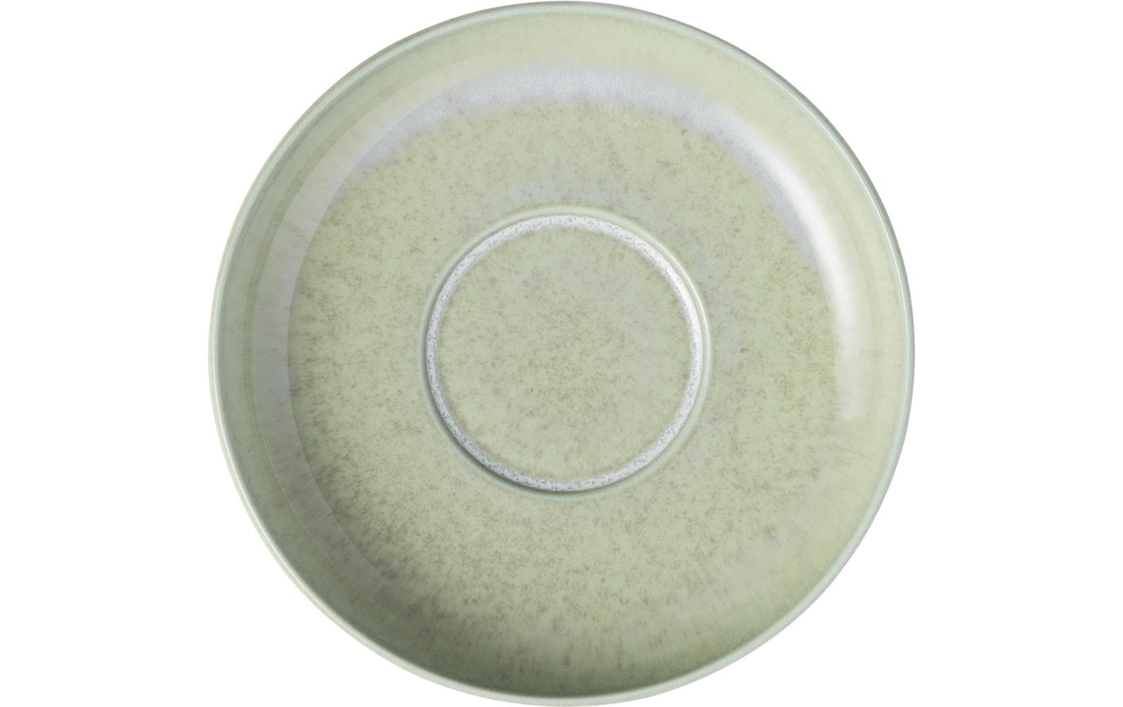 Villeroy & Boch Perlemor Alga Untertasse – Porzellan, grün, Ø 12,0 cm, spülmaschinengeeignet