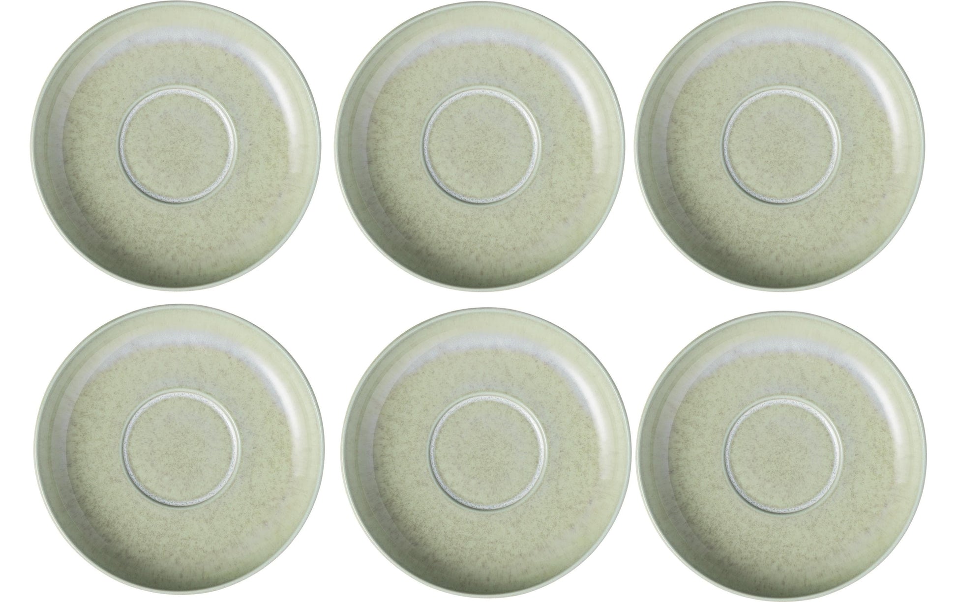 Villeroy & Boch Perlemor Alga Untertasse – Porzellan, grün, Ø 12,0 cm, spülmaschinengeeignet