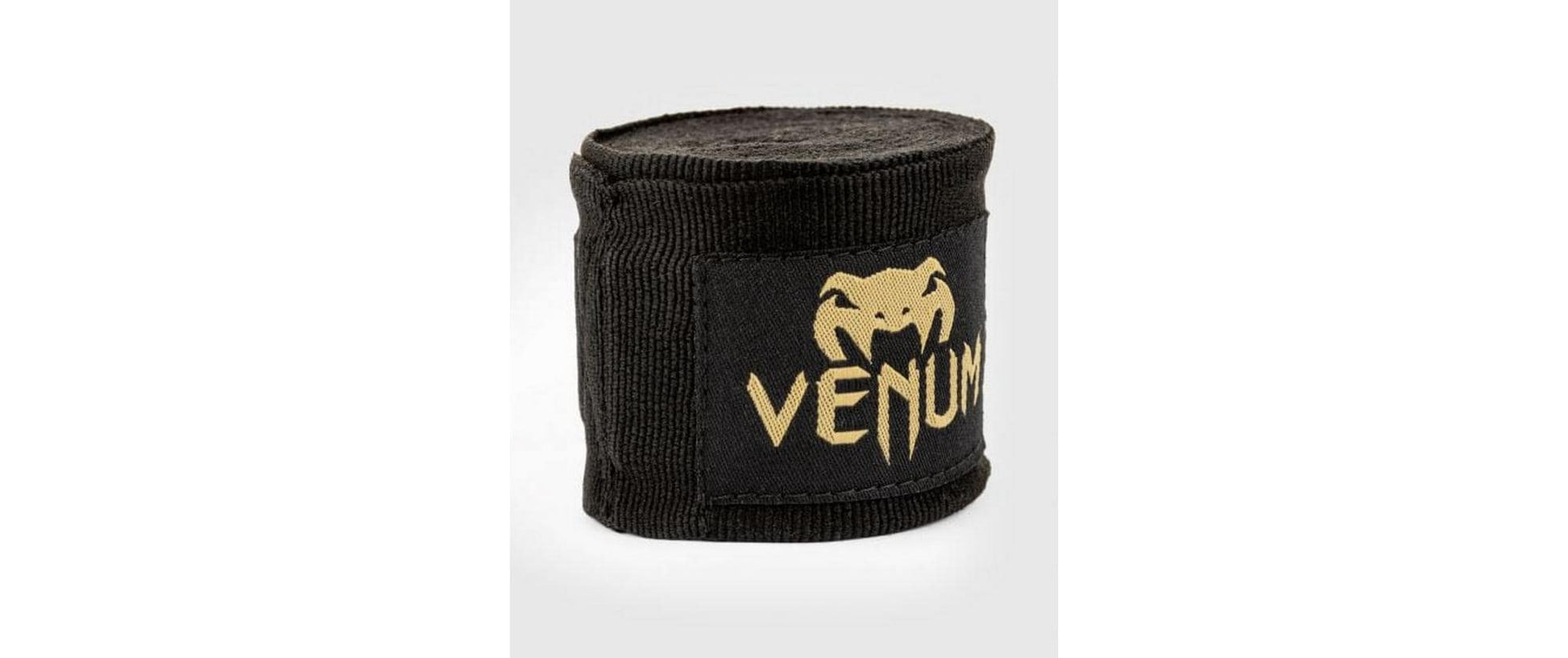 Venum Boxbandagen Kontact – 4 m – Baumwolle, Schwarz/Gold