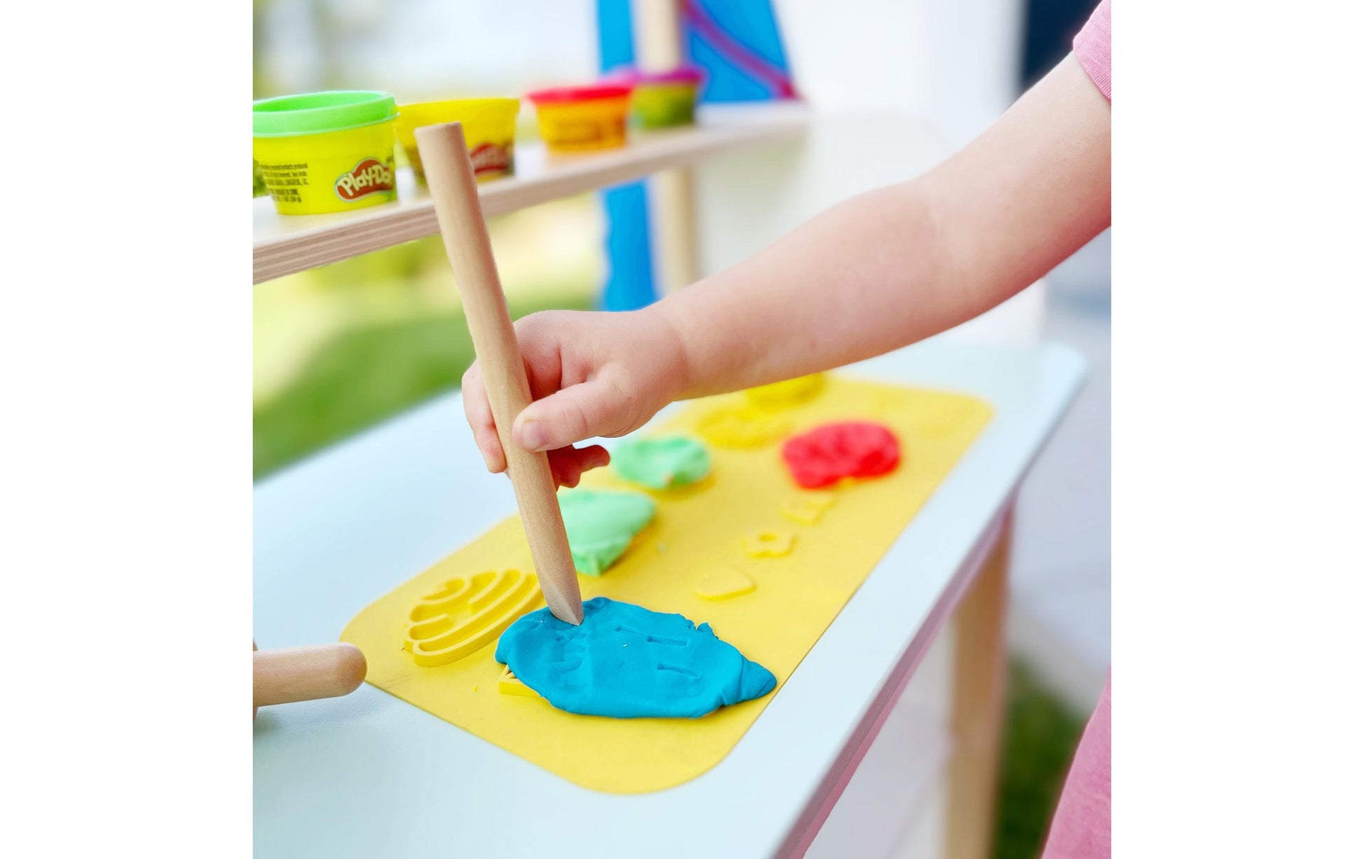 roba Play-Doh Knete-/Modelliermasse-Set – 10-teilig – Ab 3 Jahren – Mit Nudelholz, FSC-zertifiziert