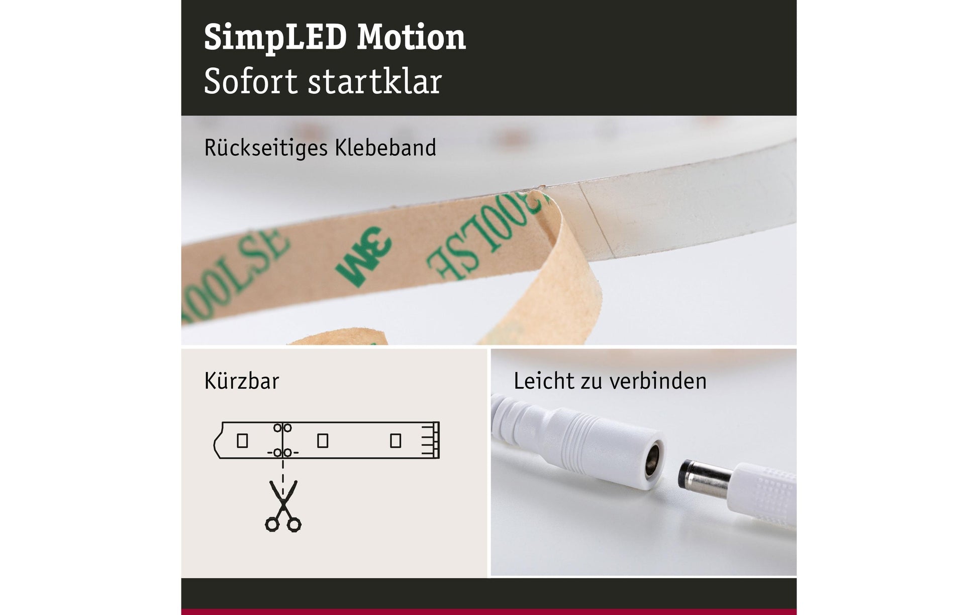 Paulmann LED-Strip – 2er Pack, 10 m, 650 lm, 17 W, RGB, dimmbar, weiss, Fernbedienung