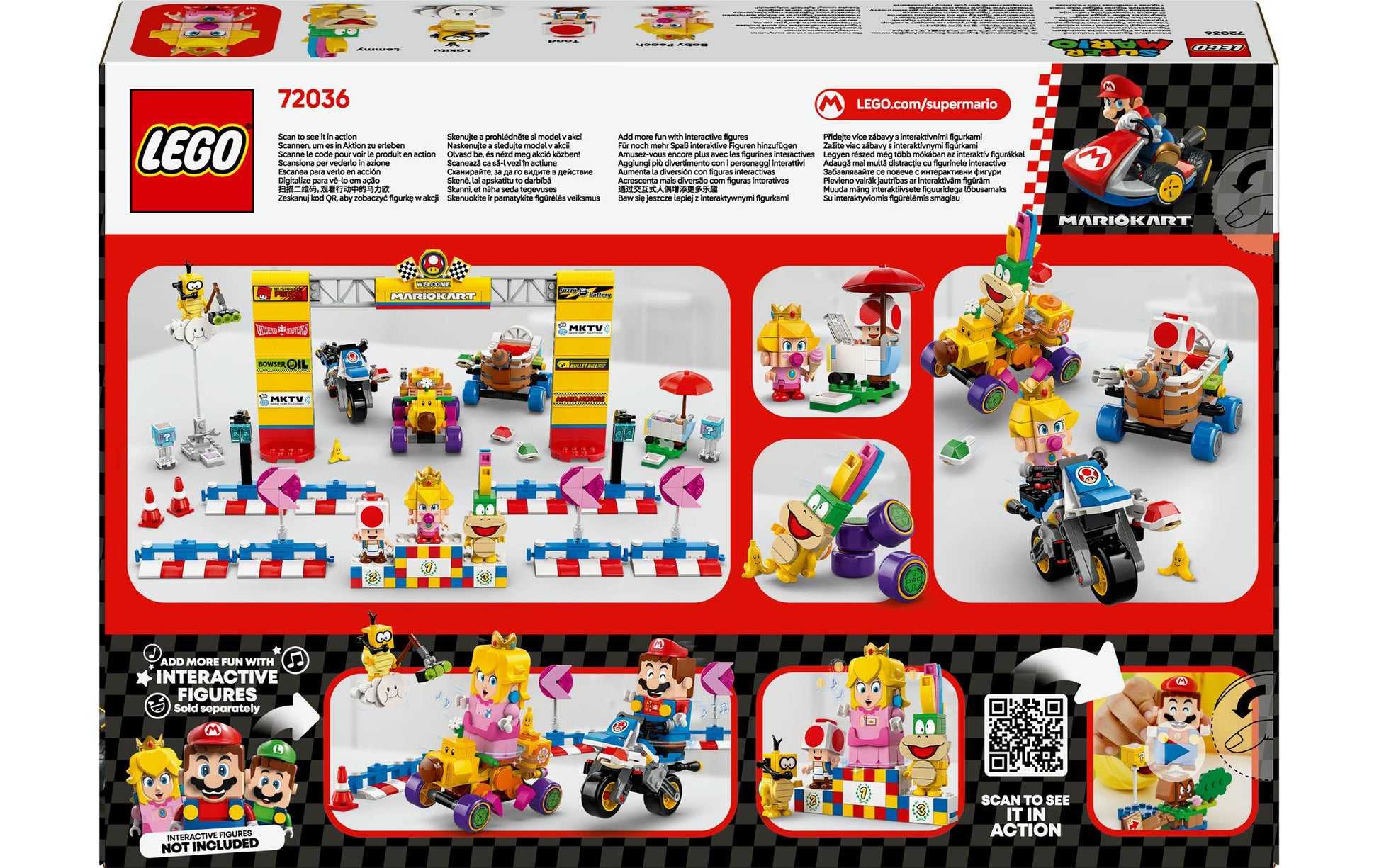 LEGO Mario Kart Baby Peach Bauset – Super Mario – 823-teilig – ab 8 J.
