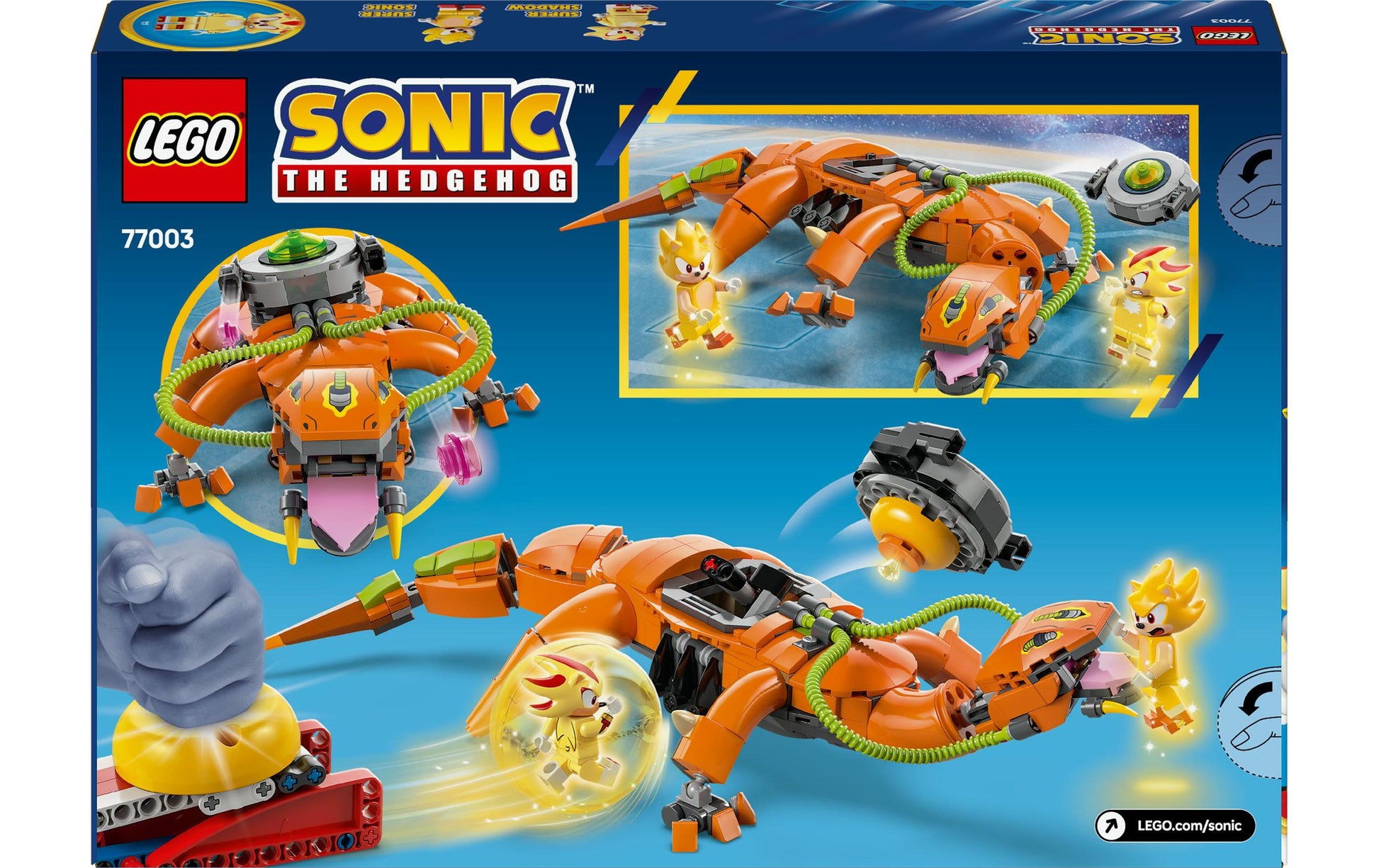 LEGO Super Shadow vs. Biolizard 3D Puzzle – Sonic the Hedgehog – 419 Teile – ab 9 Jahren