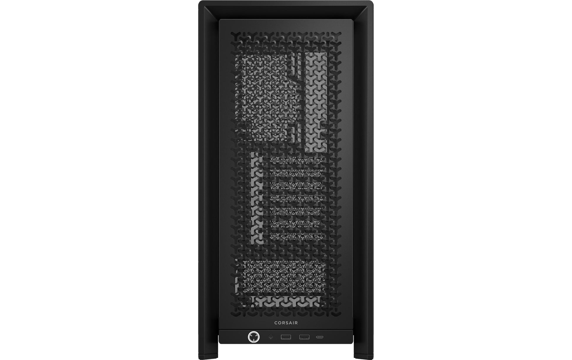 Corsair 4000D – PC-Gehäuse – Midi Tower, Schwarz, ATX/EATX, Seitenfenster, 7 Erweiterungsslots